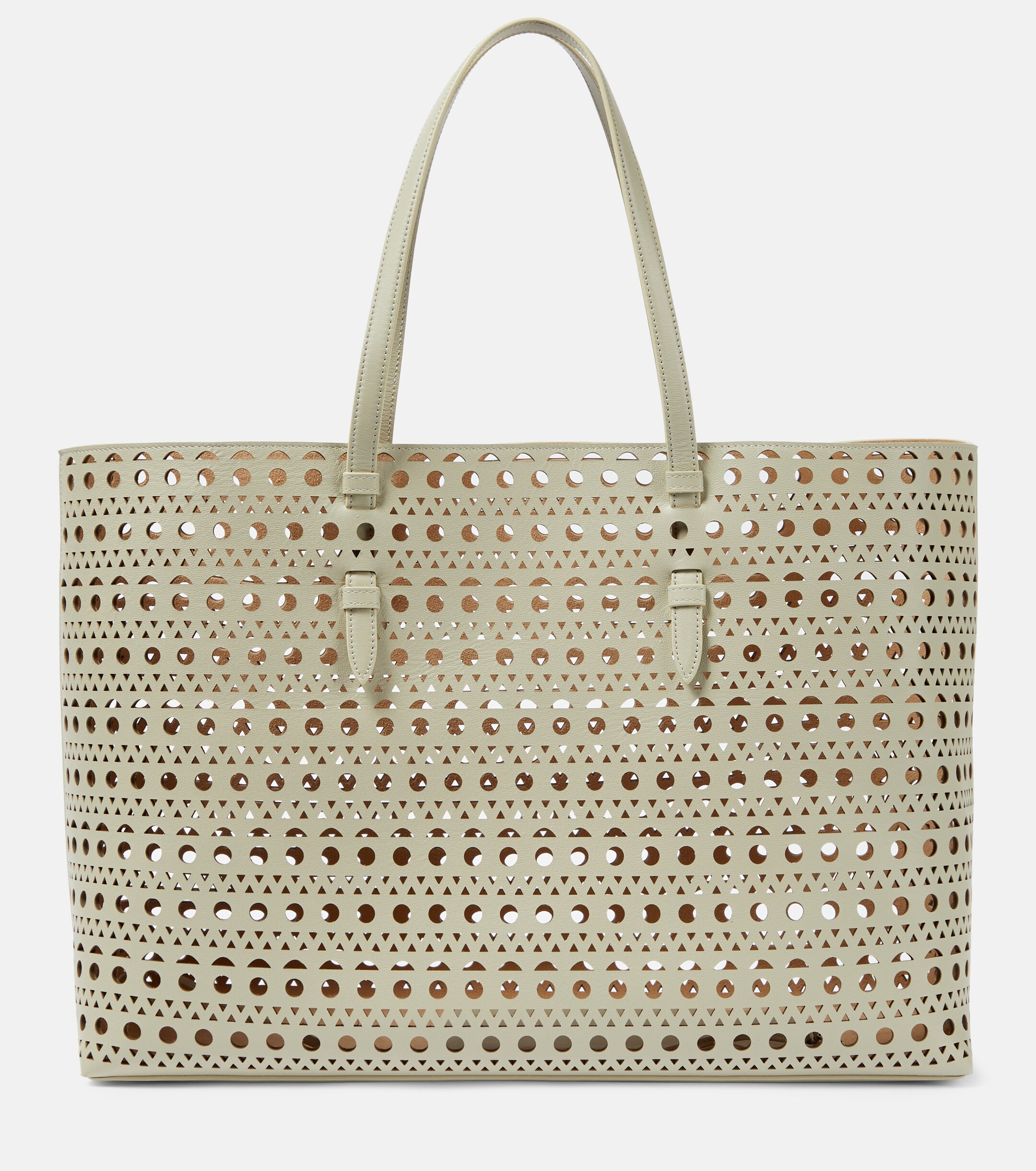 Alaïa Mina 44 Vienne Wave leather tote bag