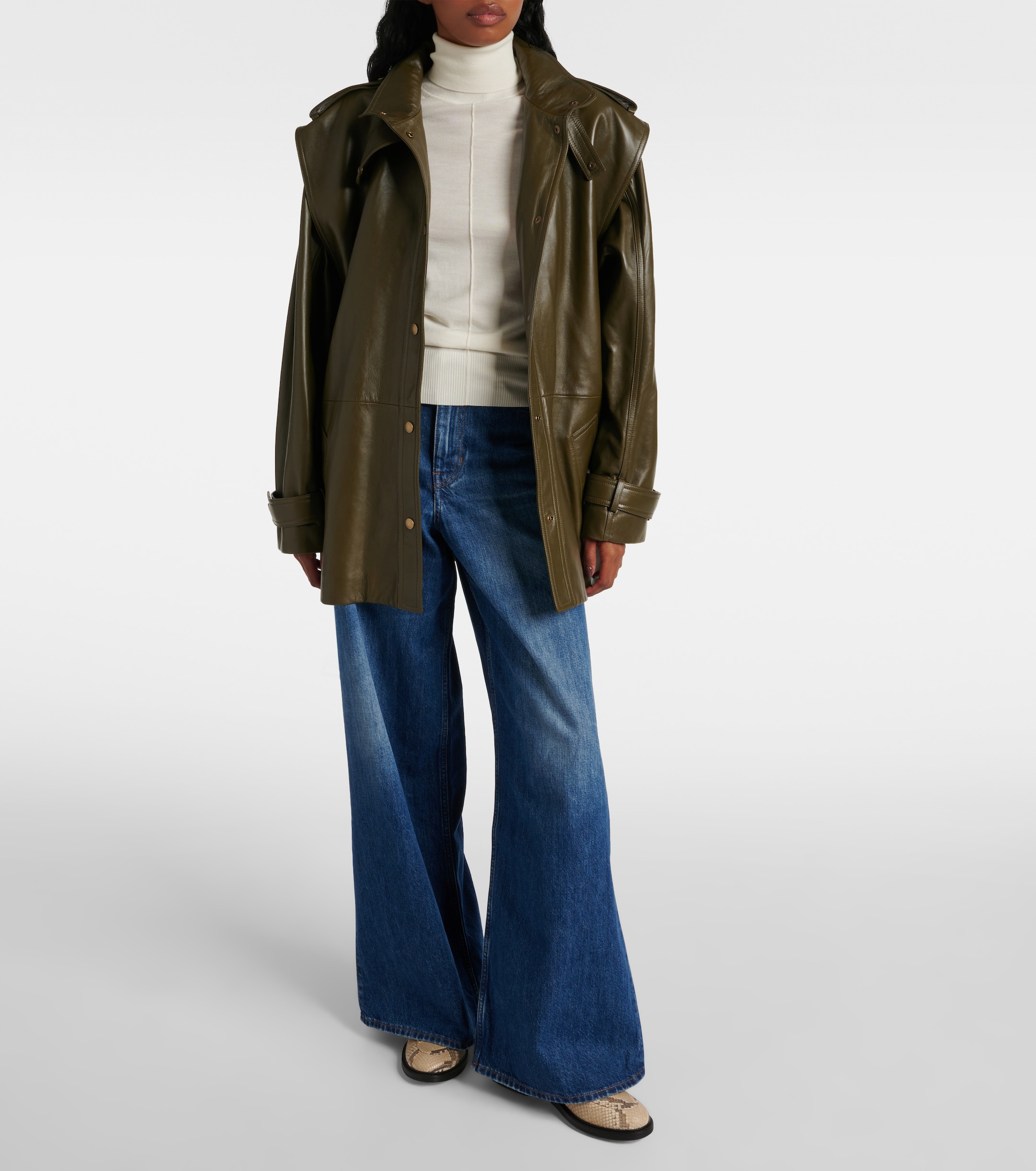 Chloé Marcie leather loafers thumbnail