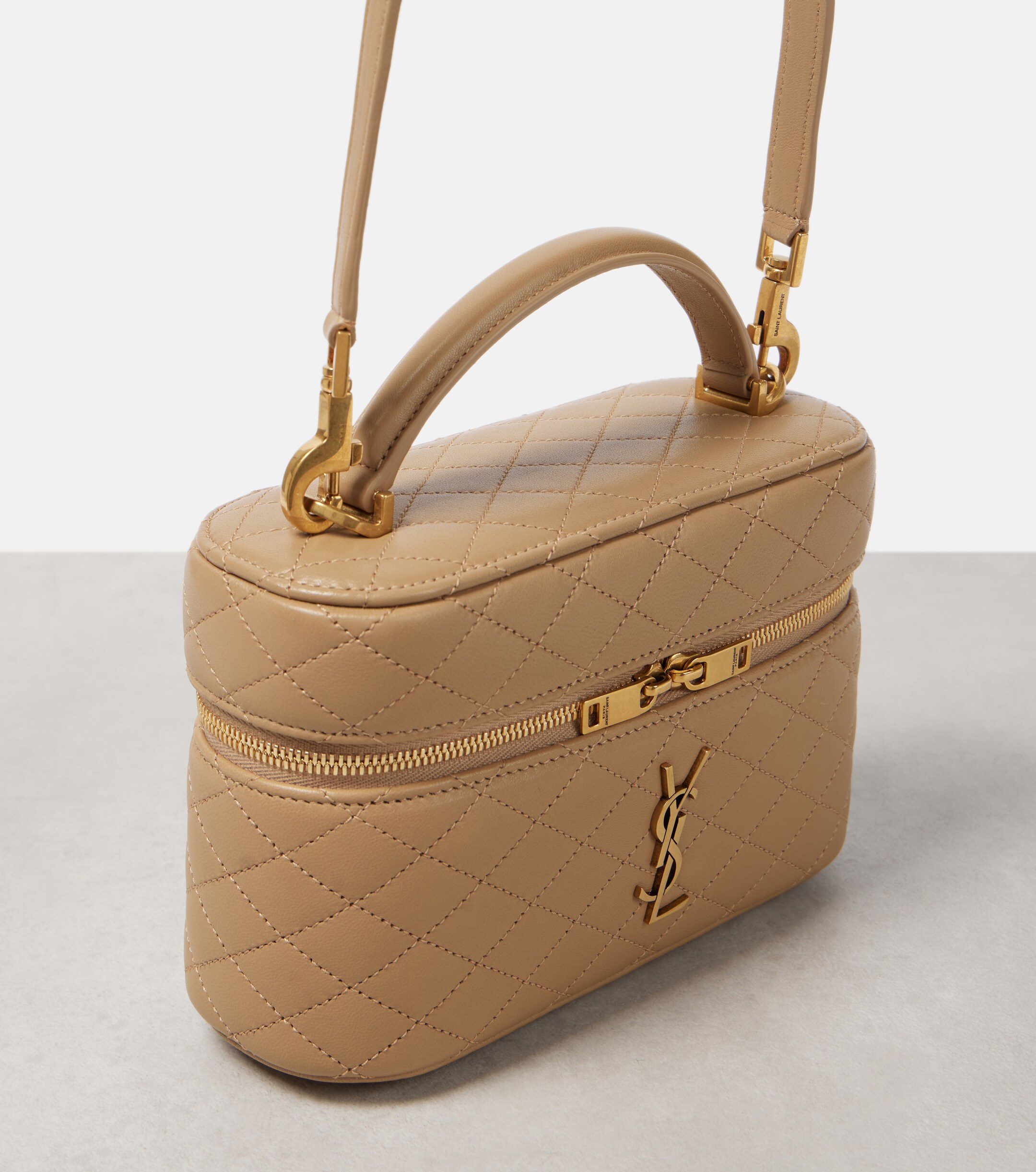 Saint Laurent Saint Laurent Gaby quilted leather vanity bag