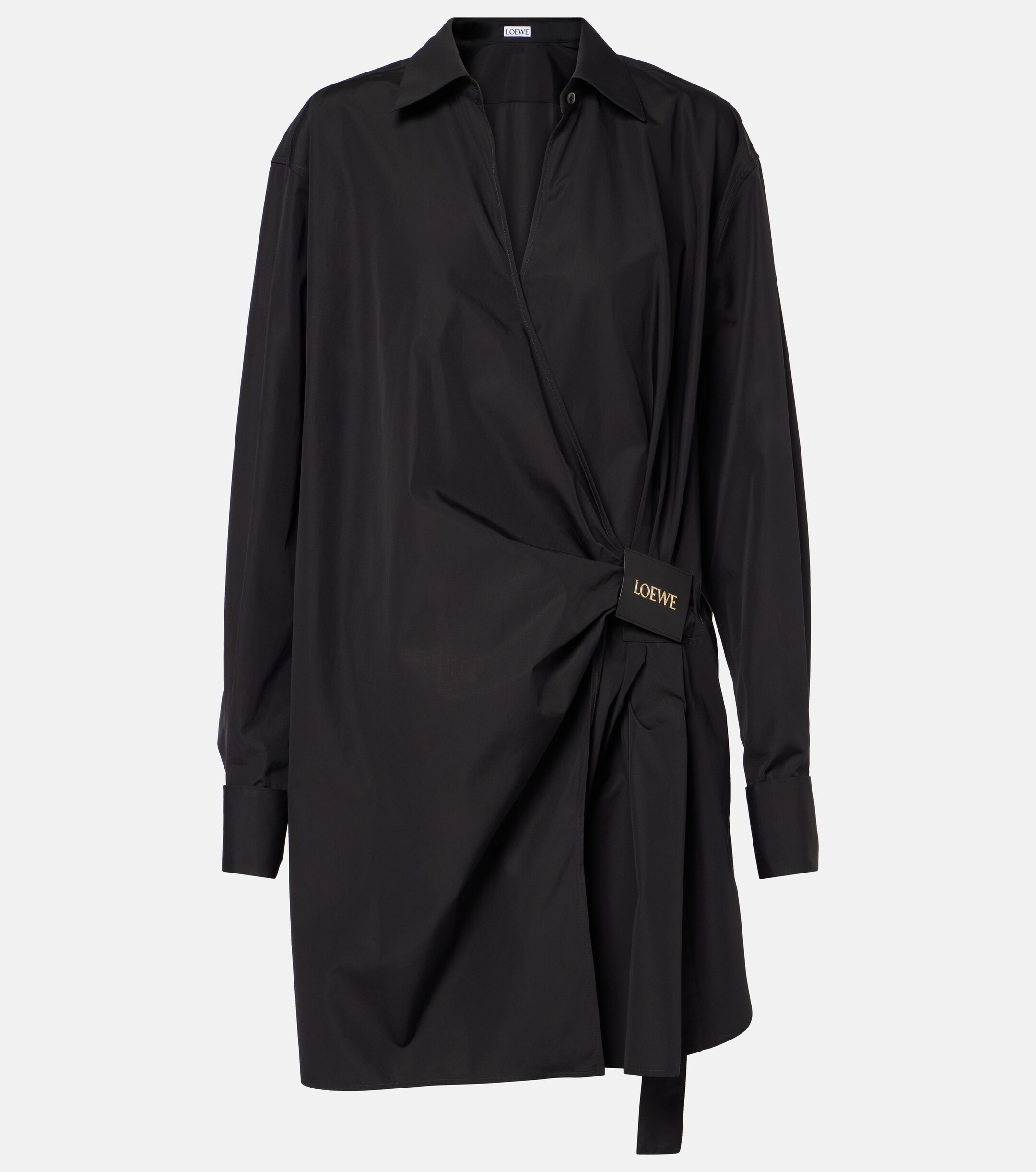 Loewe Draped cotton shirt dress thumbnail