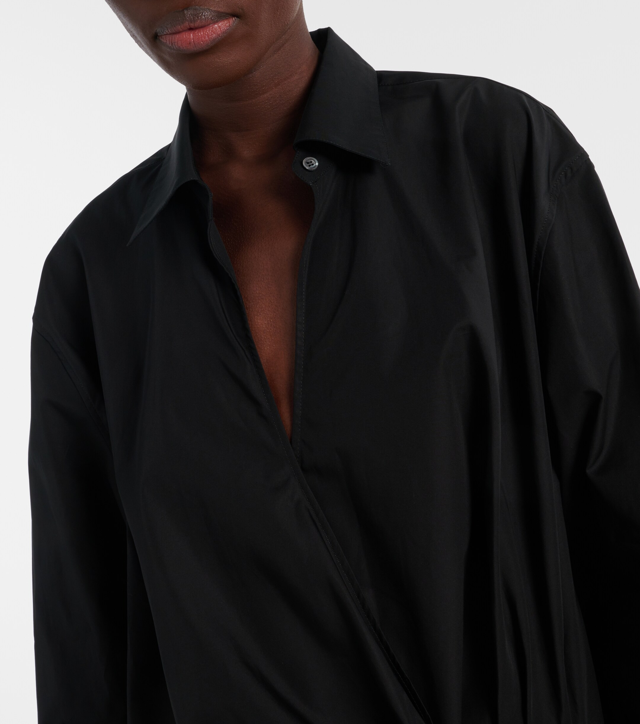 Loewe Draped cotton shirt dress thumbnail