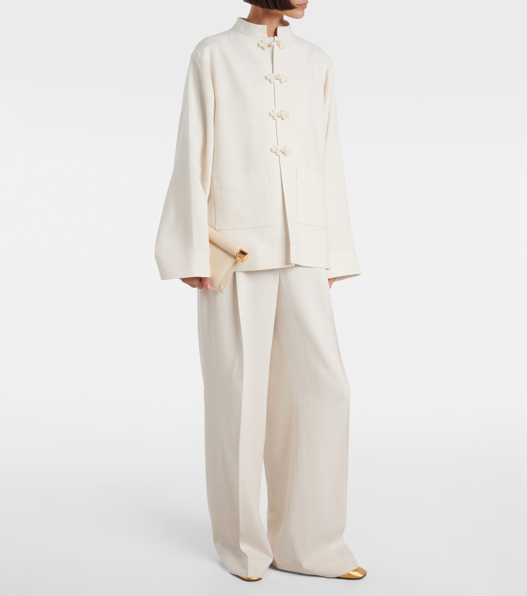 Róhe - Marie crêpe jacket | Plush