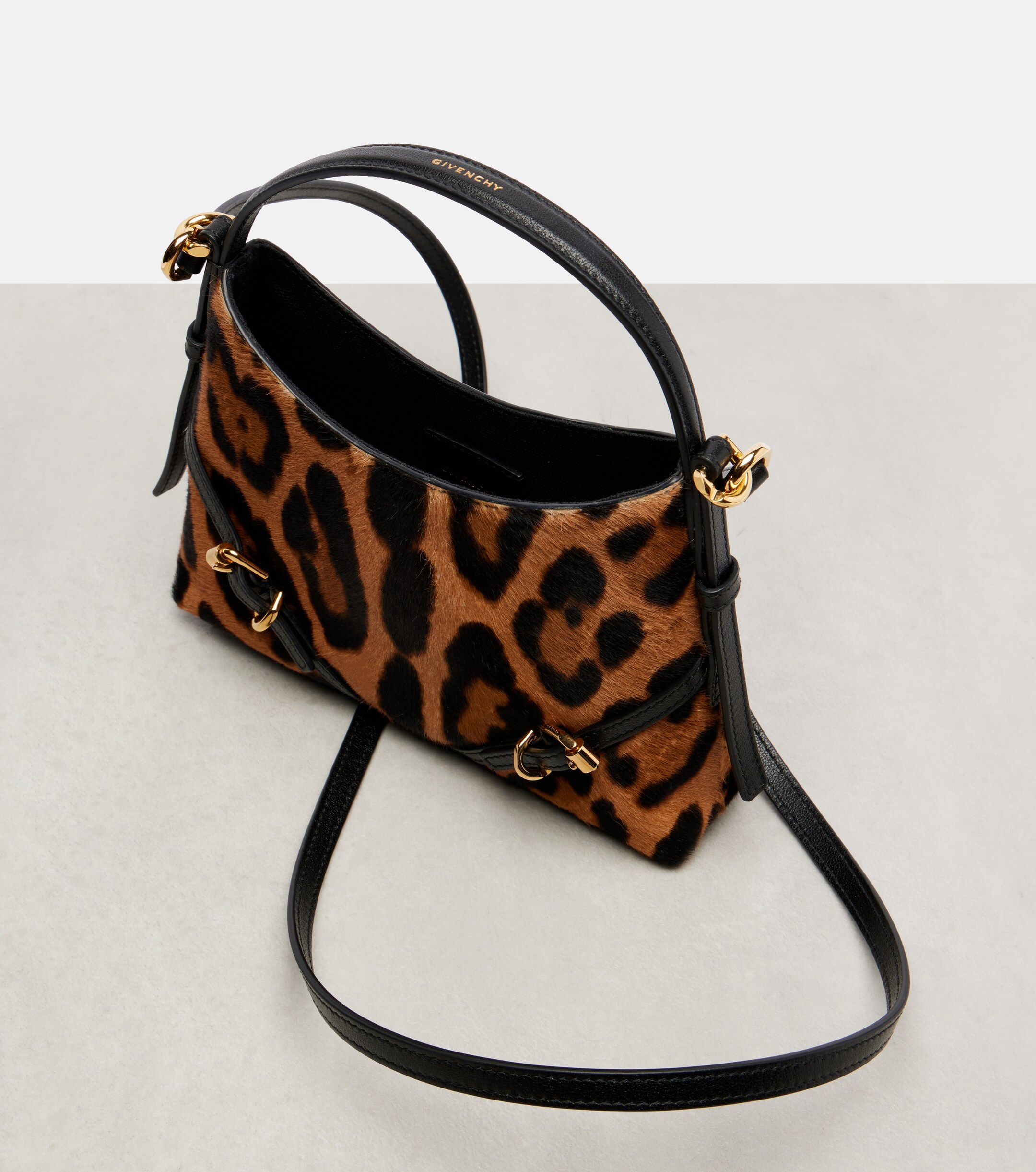 Givenchy Voyou Mini calf hair shoulder bag