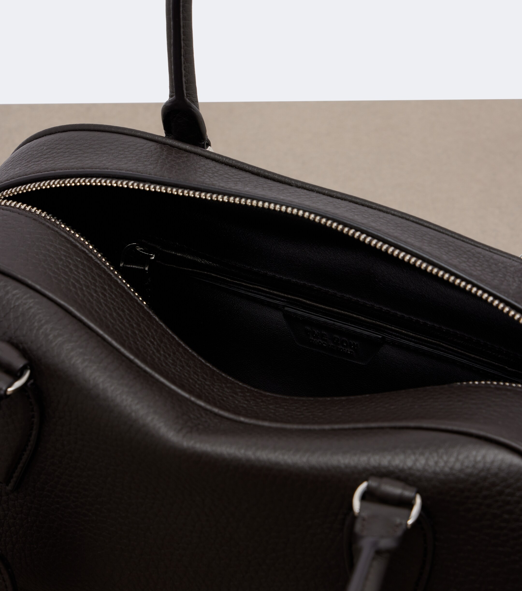 The Row E/W India Small leather shoulder bag