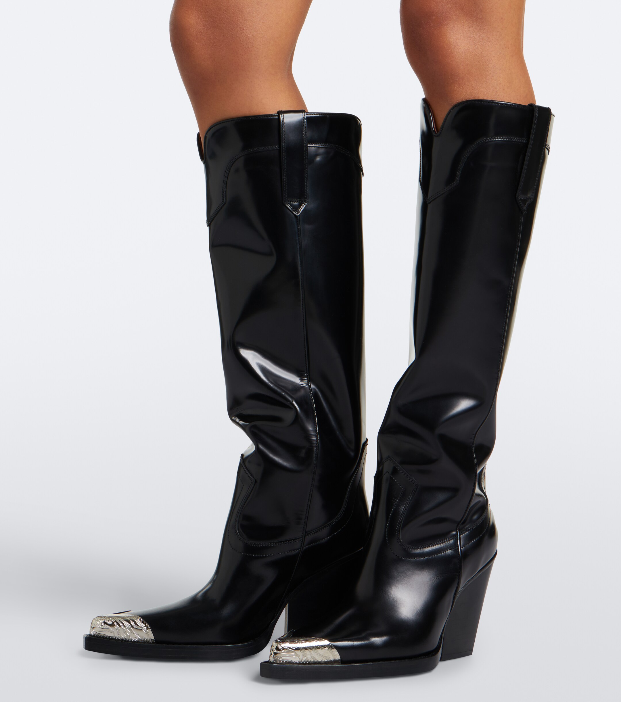 Paris Texas Paris Texas El Dorado embellished leather cowboy boots