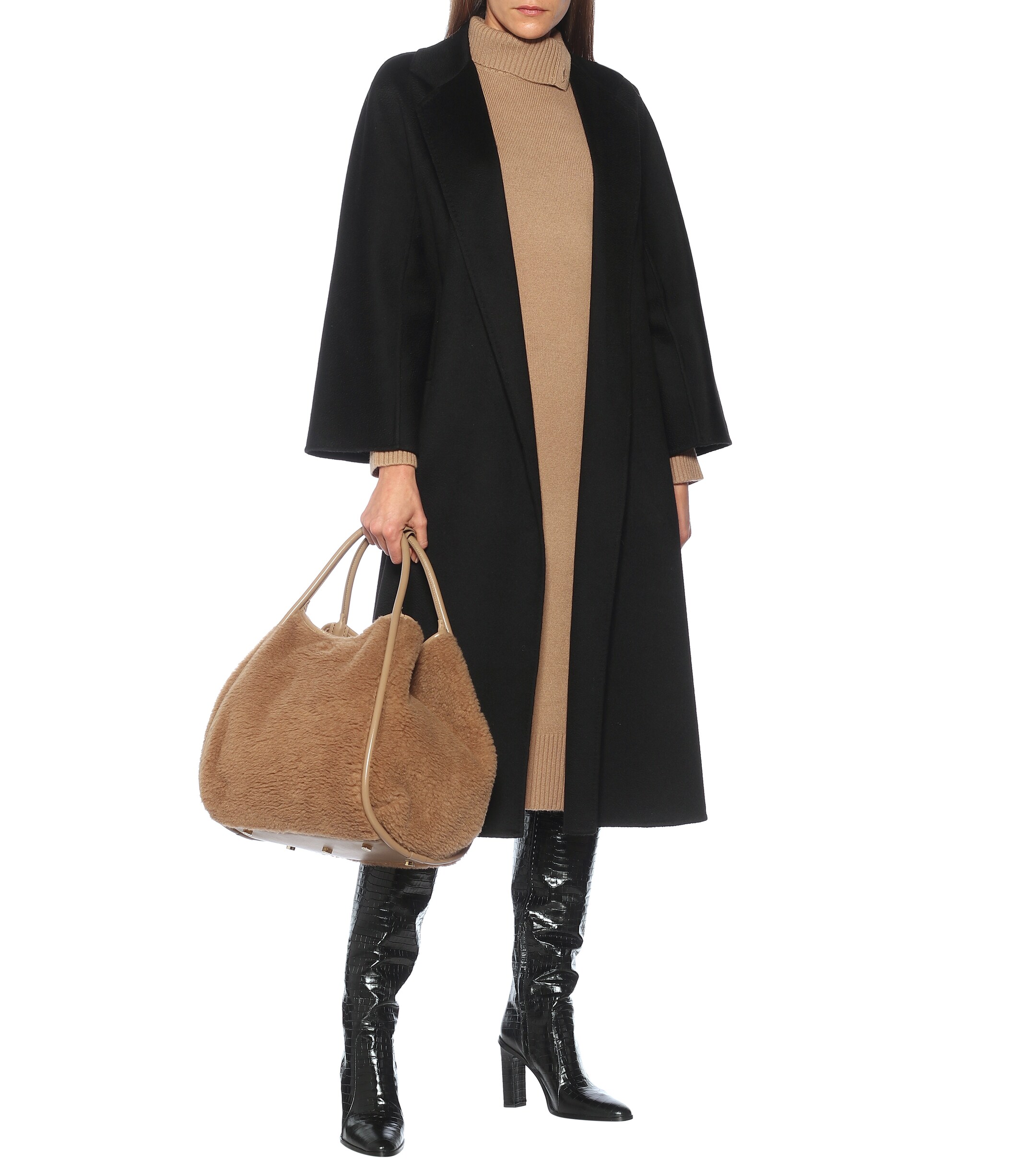 Max Mara Beboot leather over-the-knee boots