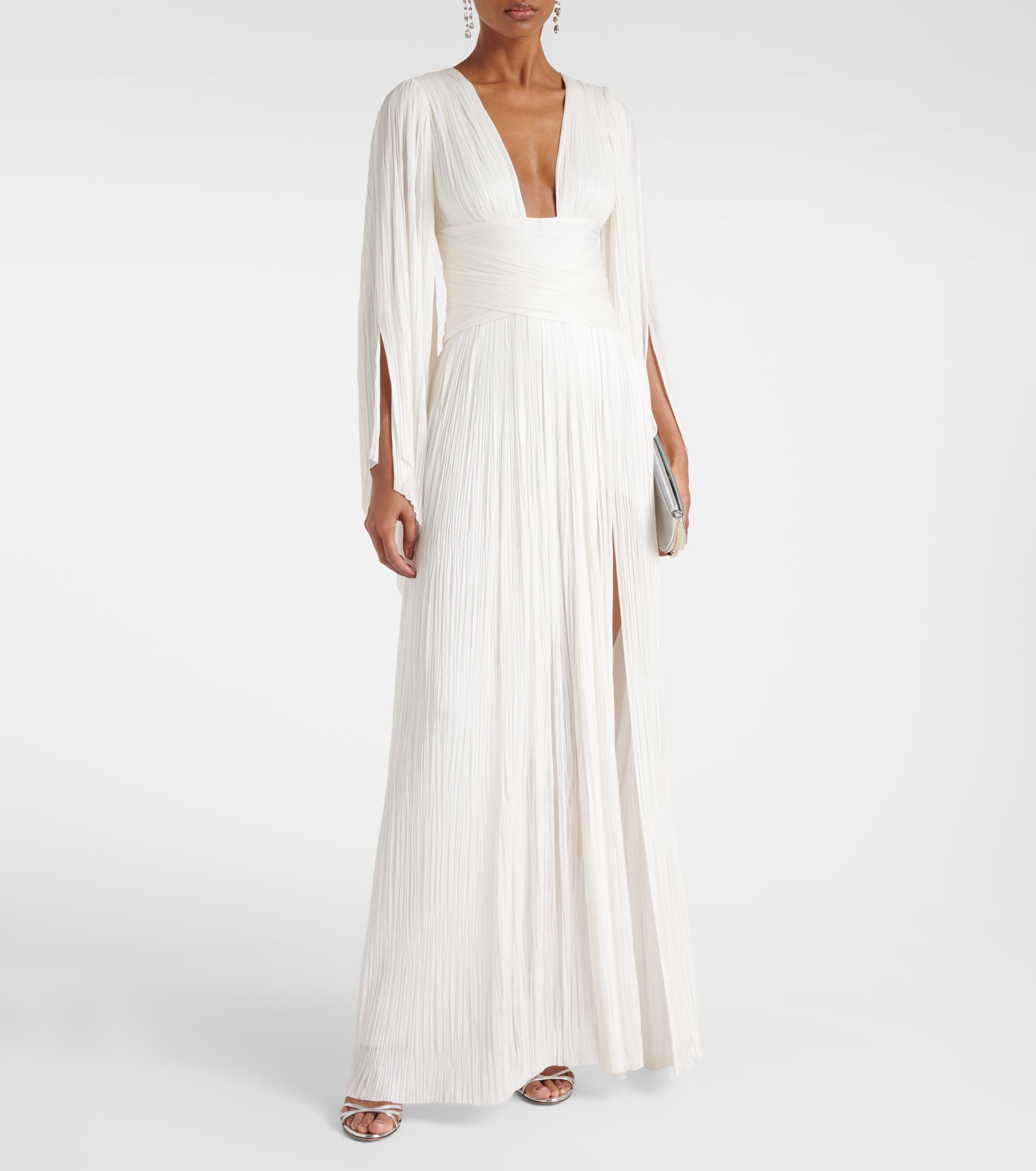 Maria Lucia Hohan - Alana B pliss silk maxi dress | Plush Maria Lucia Hohan - Alana B pliss silk maxi dress | Plush