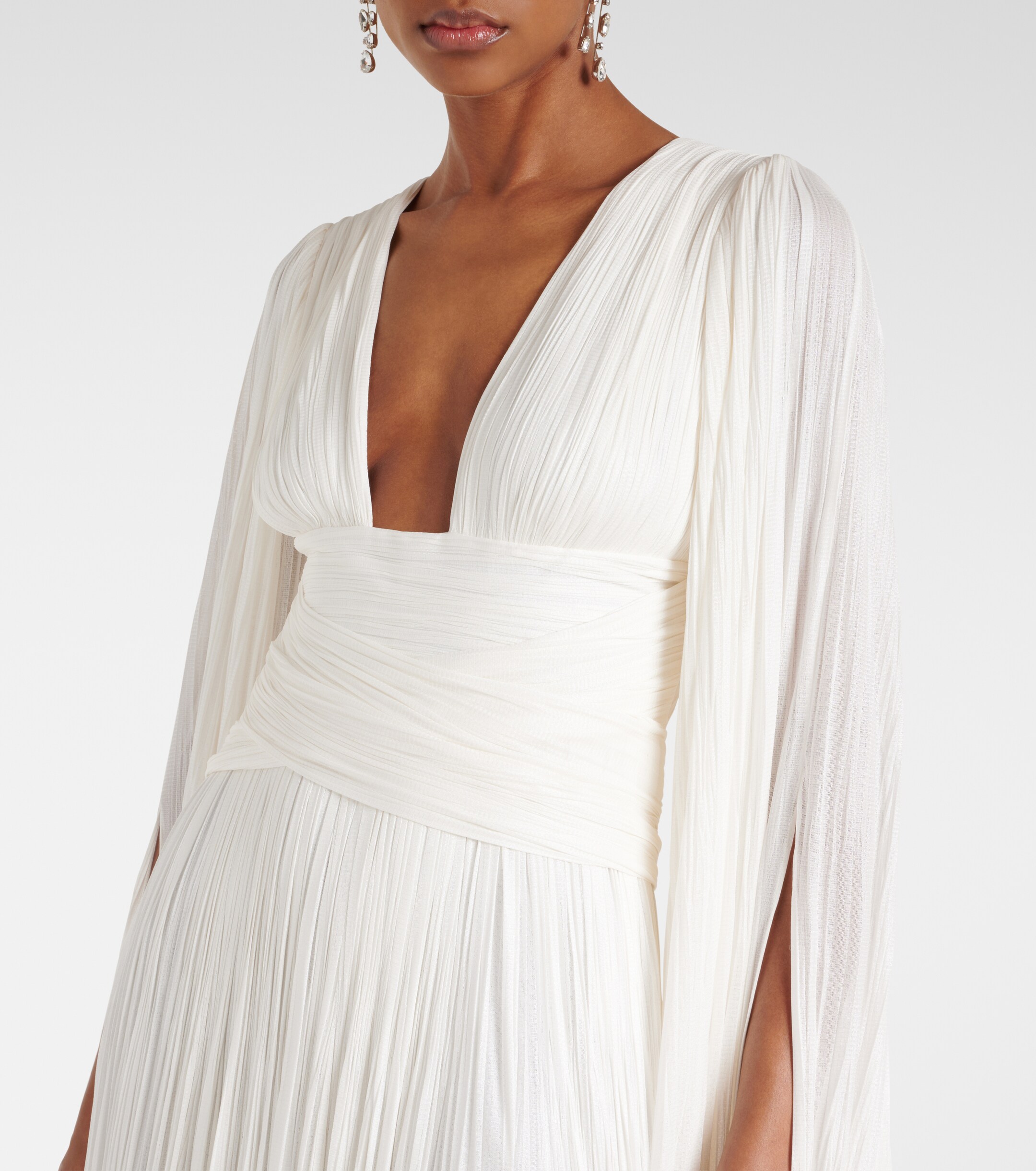 Maria Lucia Hohan - Alana B pliss silk maxi dress | Plush Maria Lucia Hohan - Alana B pliss silk maxi dress | Plush