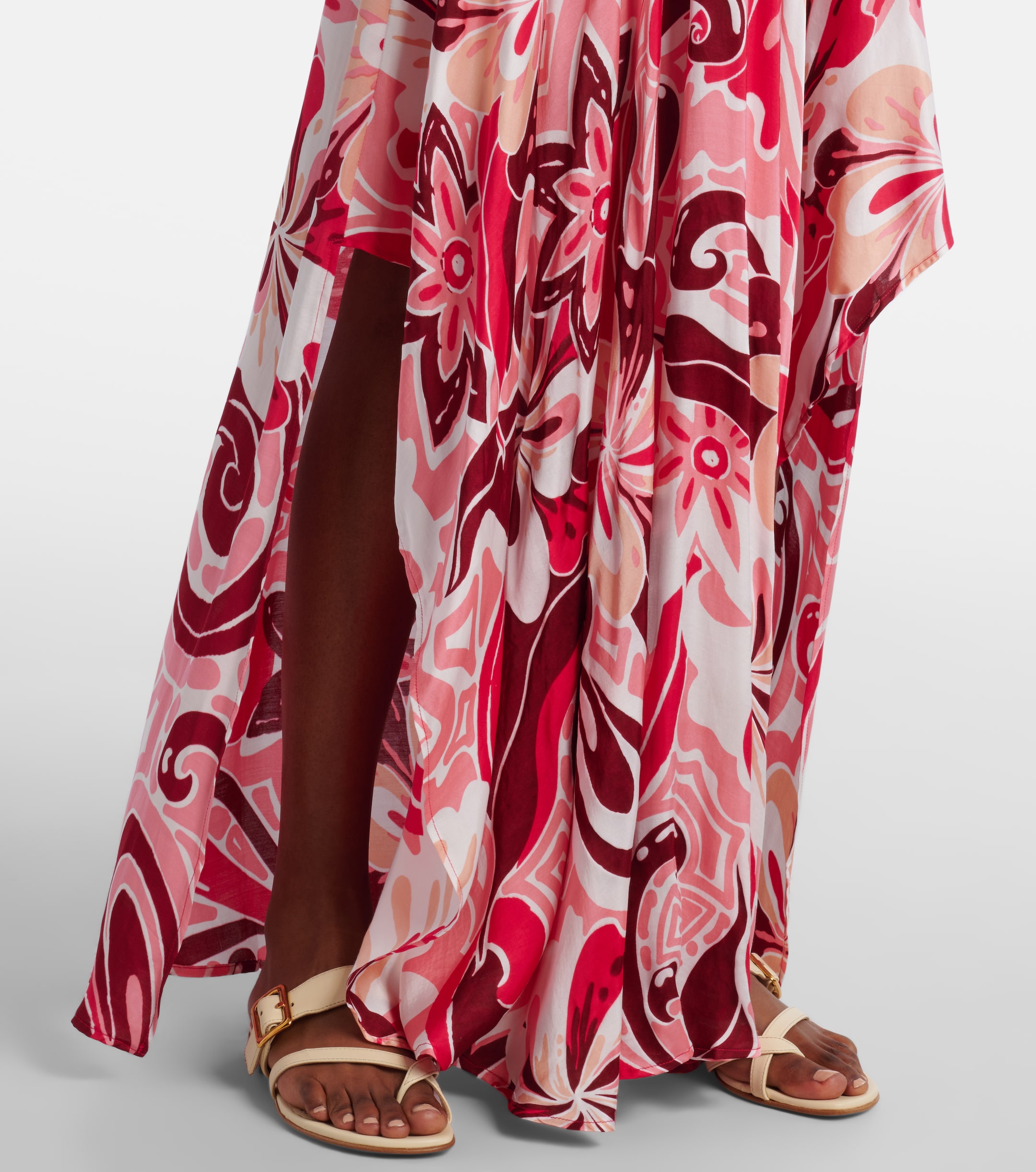 Poupette St Barth Mabelle satin maxi dress