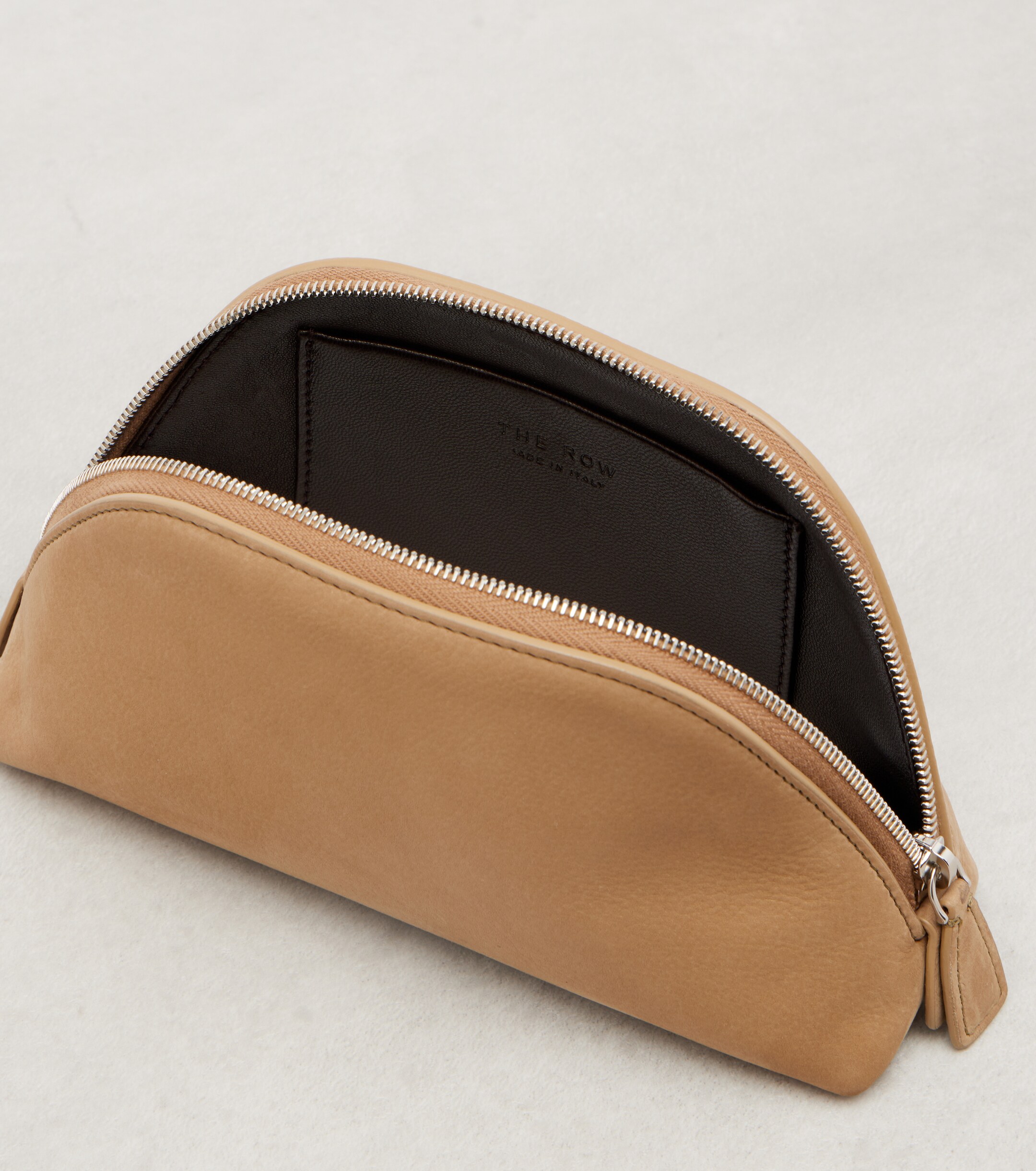 The Row Devon Mini leather clutch