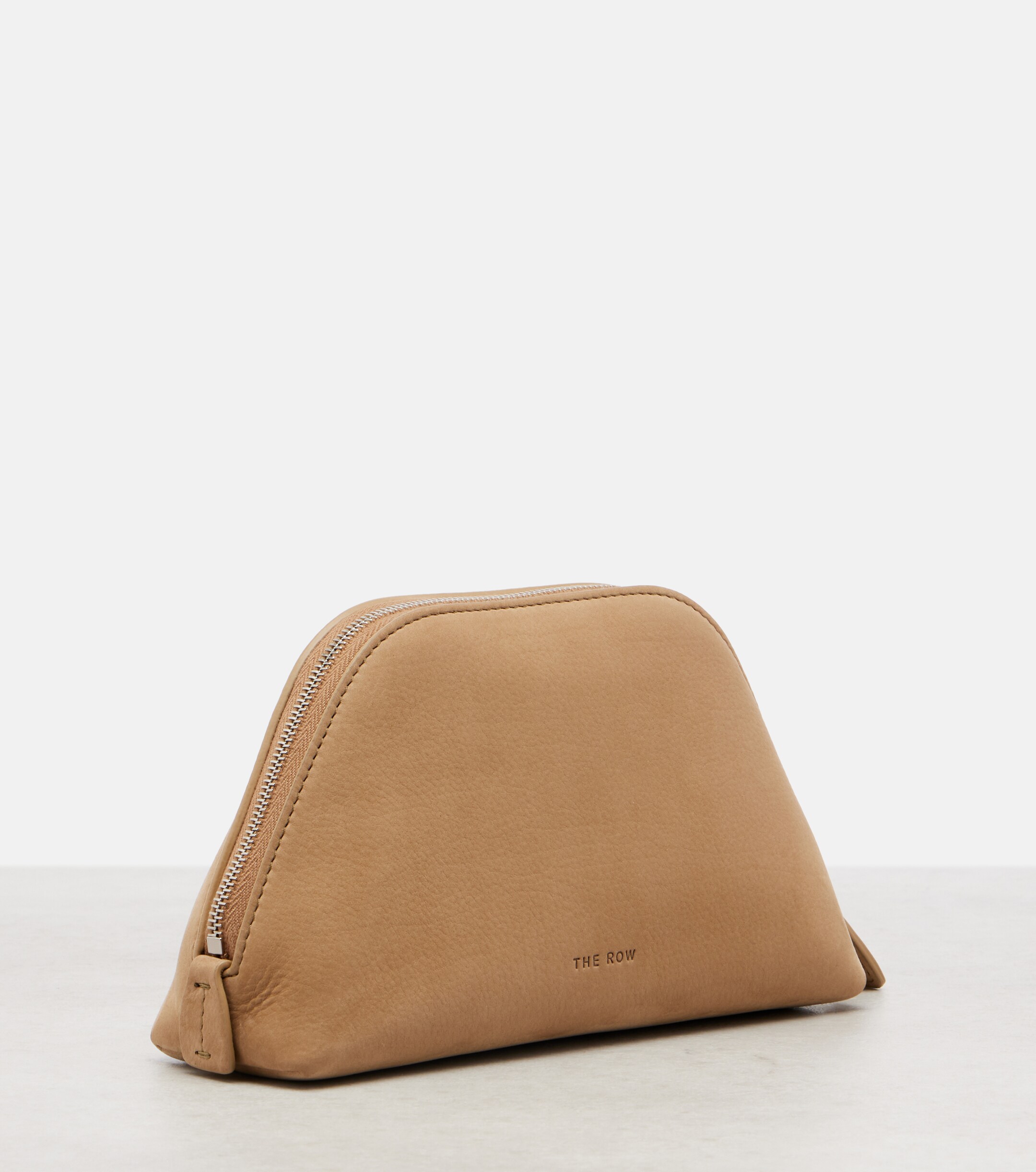 The Row Devon Mini leather clutch