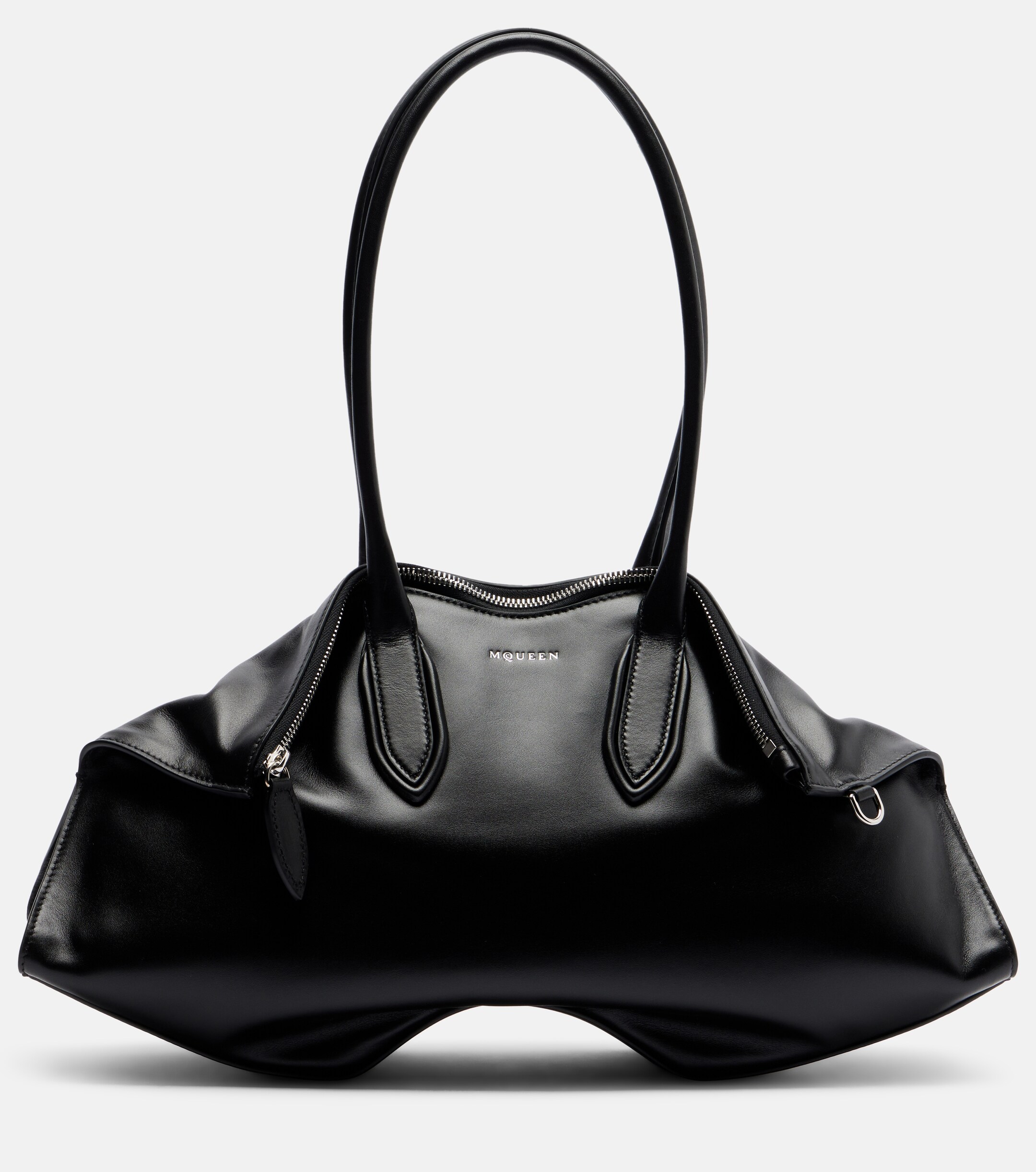 McQueen Manta Medium leather tote bag