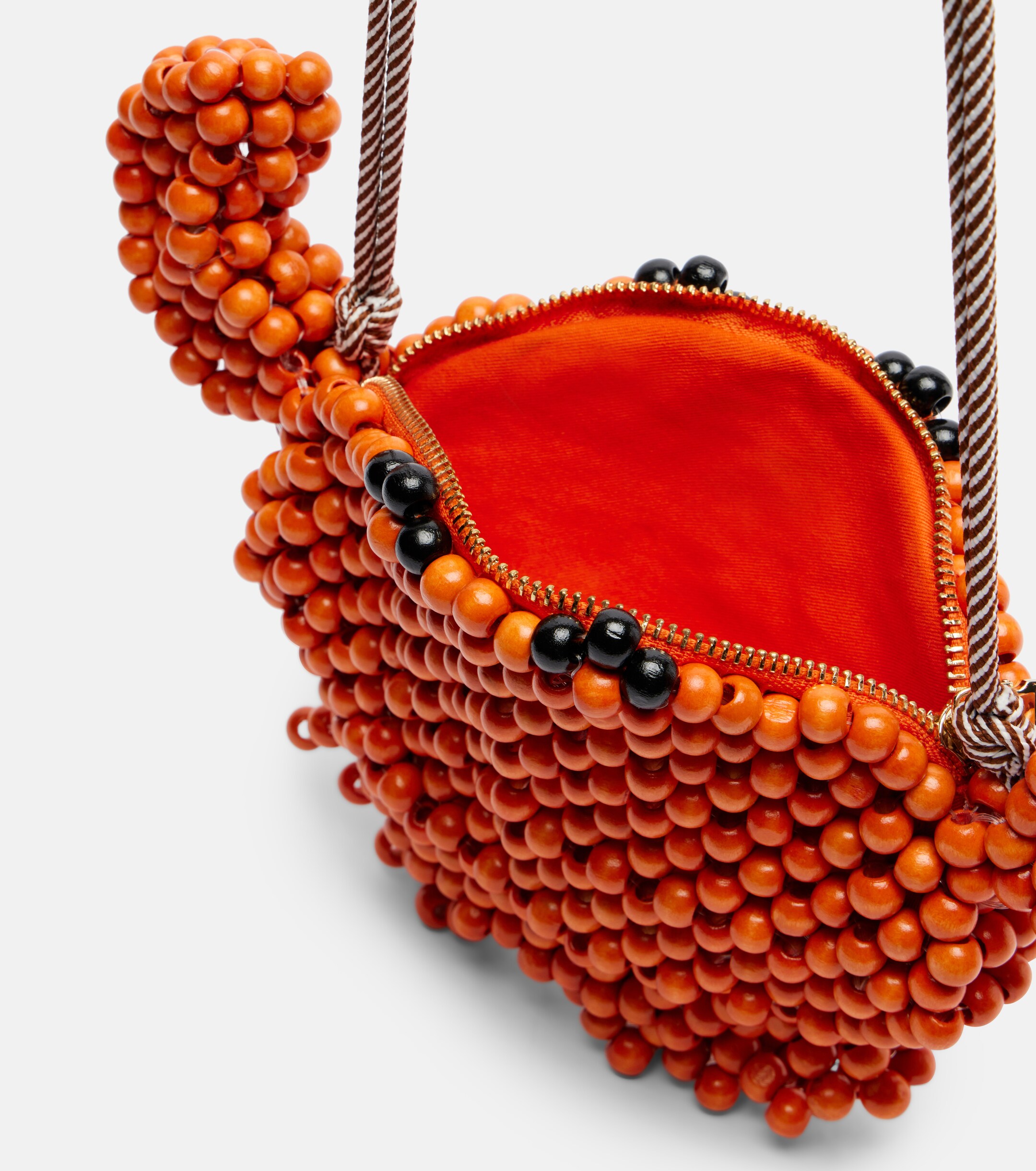 Alémais Crab Mini beaded crossbody bag