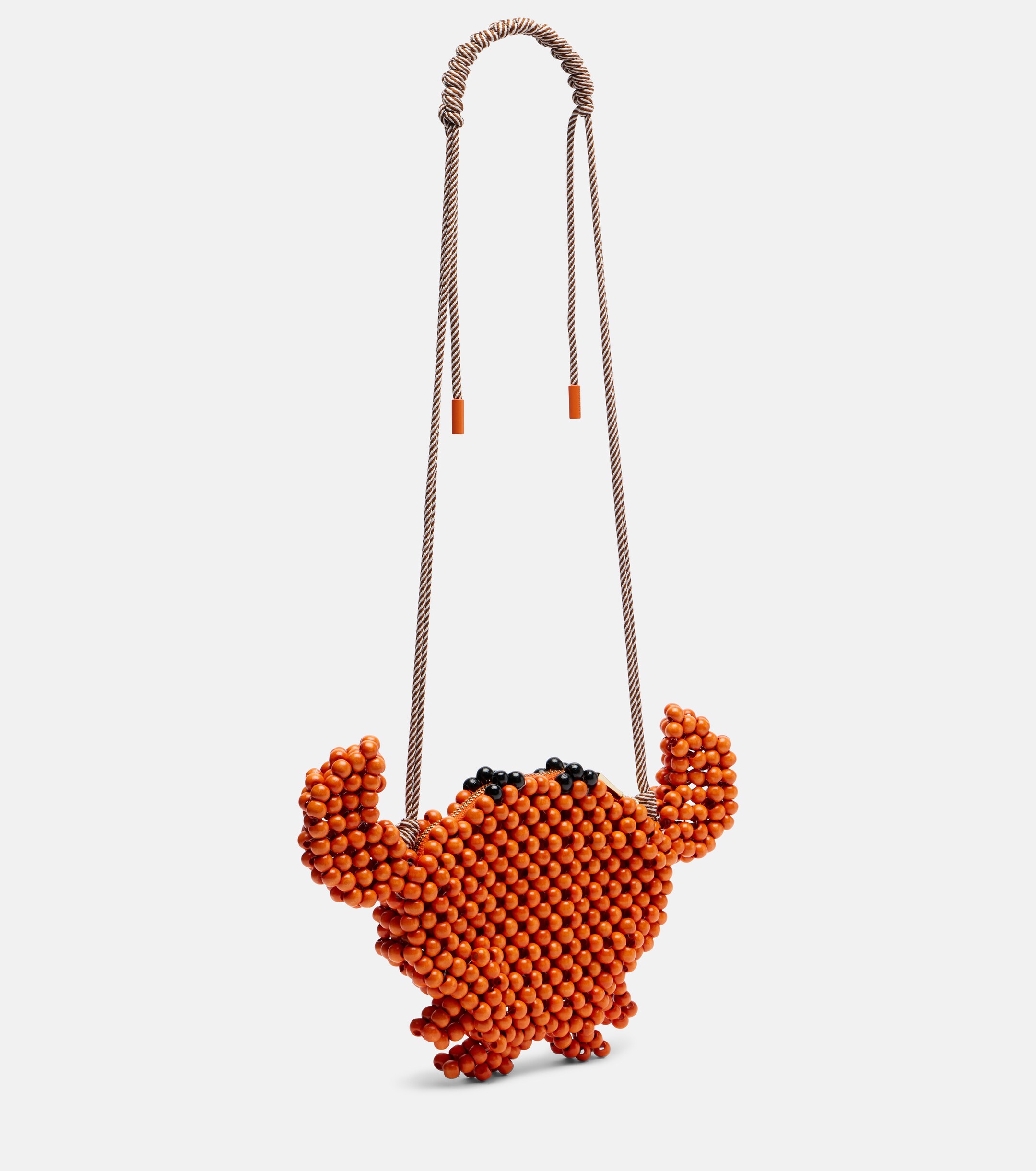 Alémais Crab Mini beaded crossbody bag