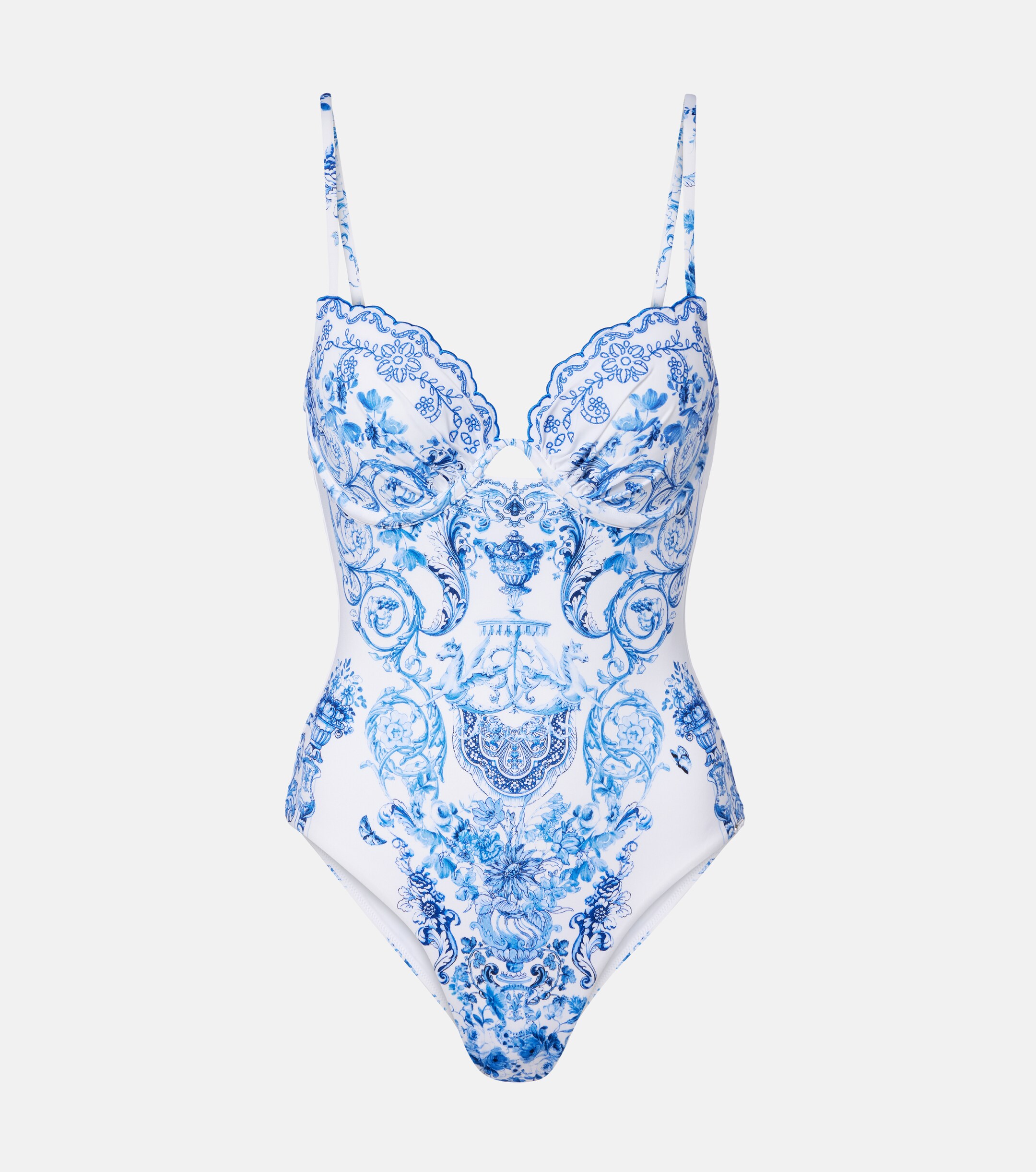 Camilla Camilla Embroidered printed swimsuit