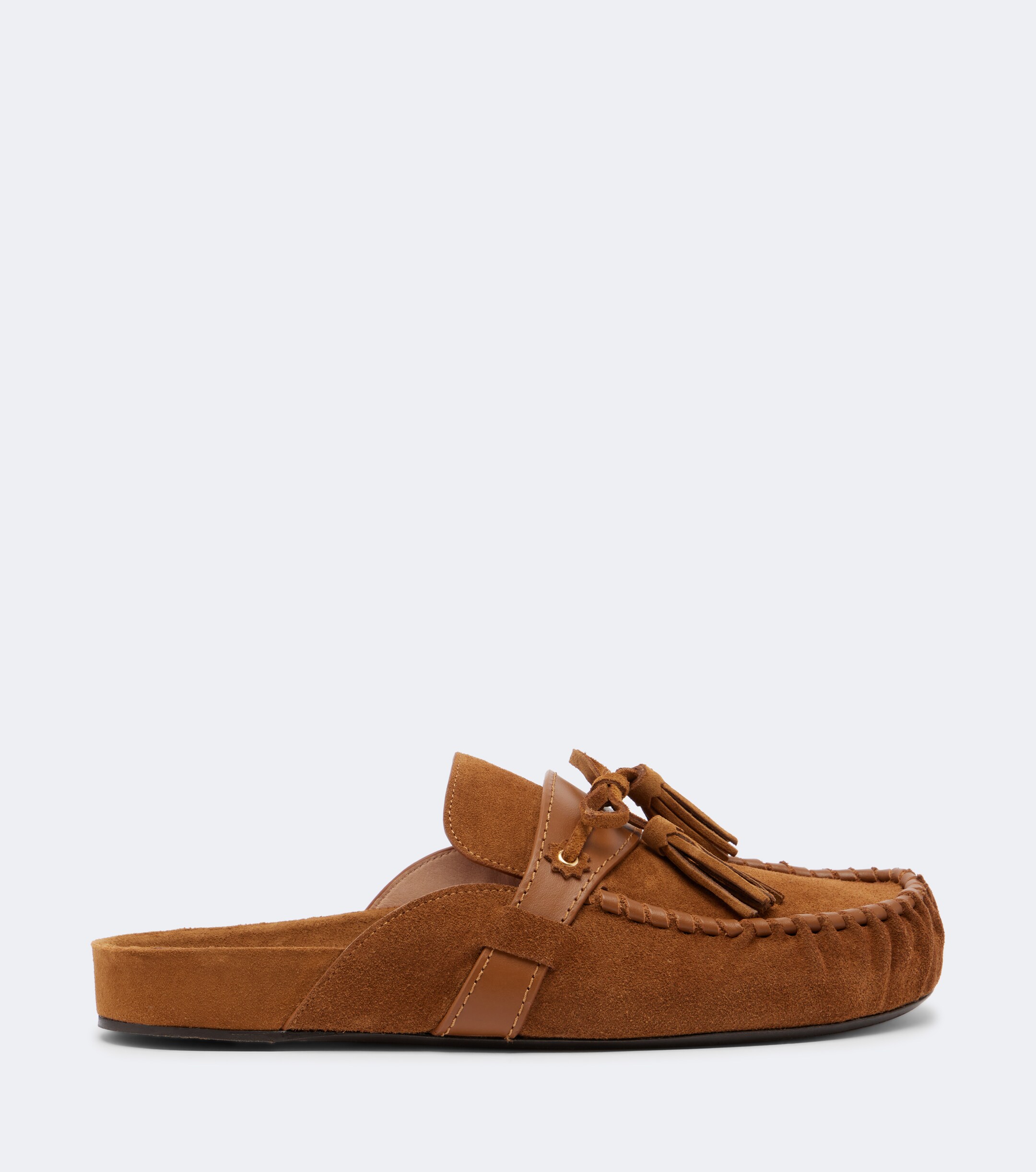 Isabel Marant Isabel Marant Malvin leather-trimmed suede mules