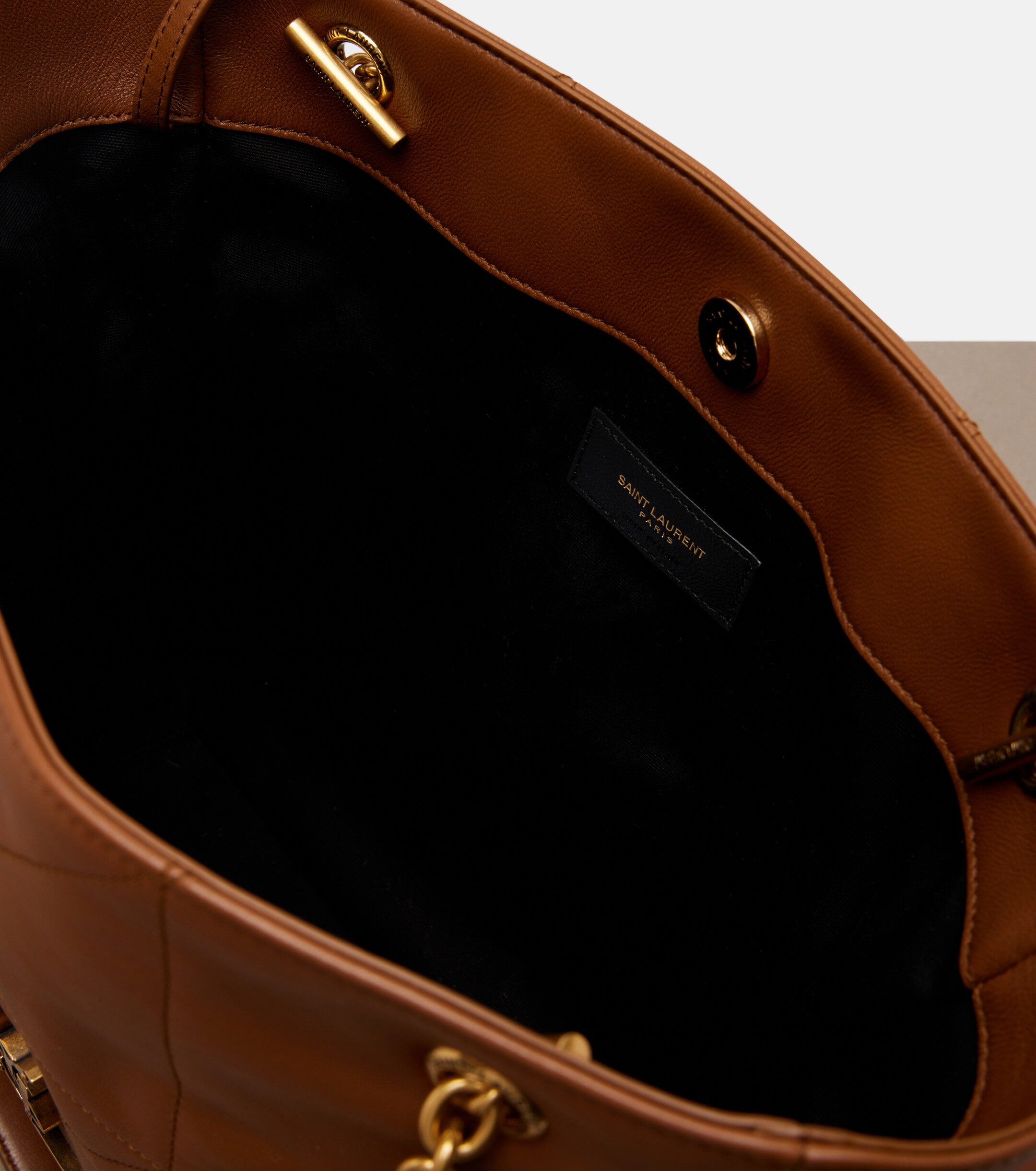 Saint Laurent Jamie Shopping Small leather tote bag