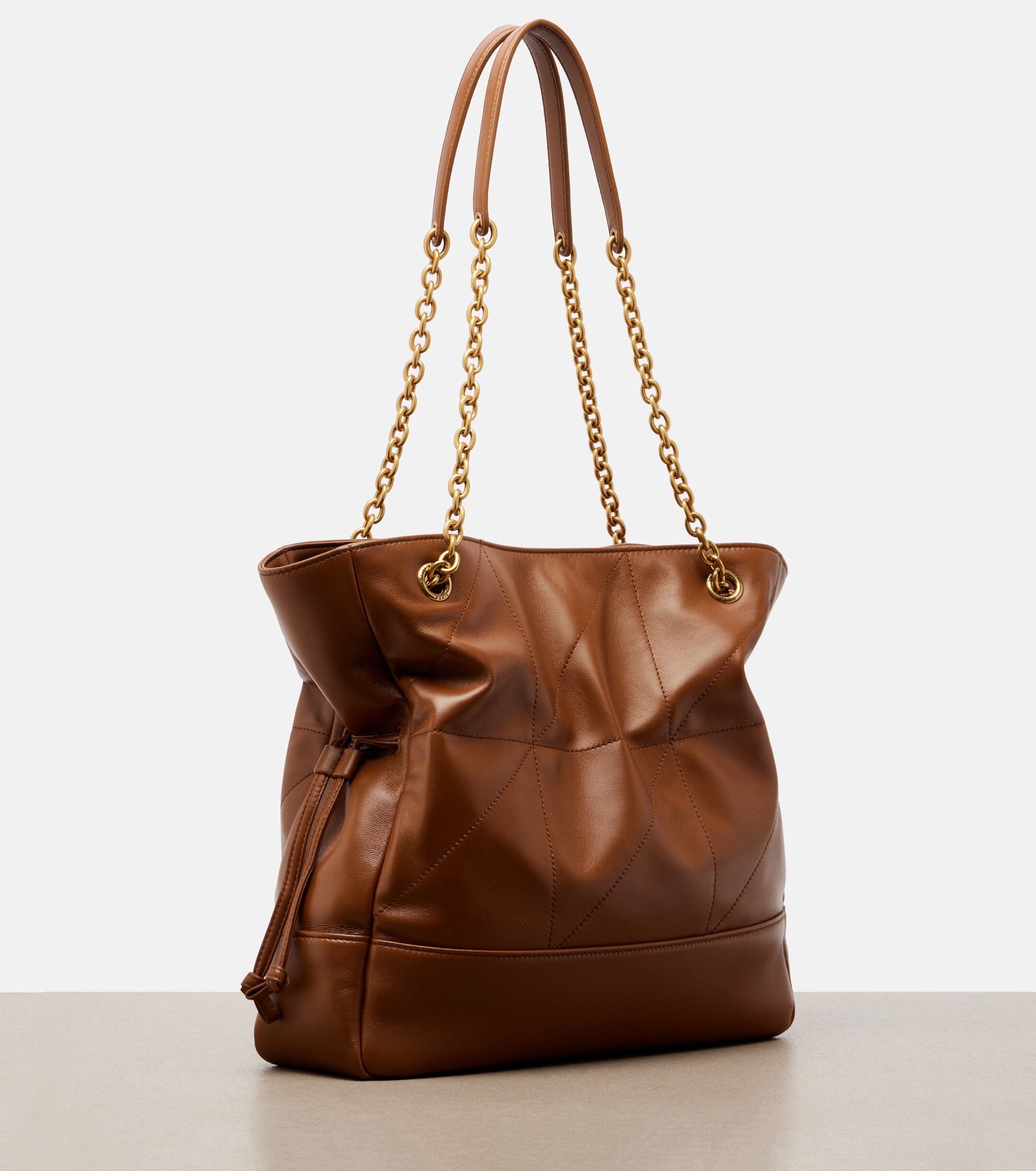 Saint Laurent Jamie Shopping Small leather tote bag