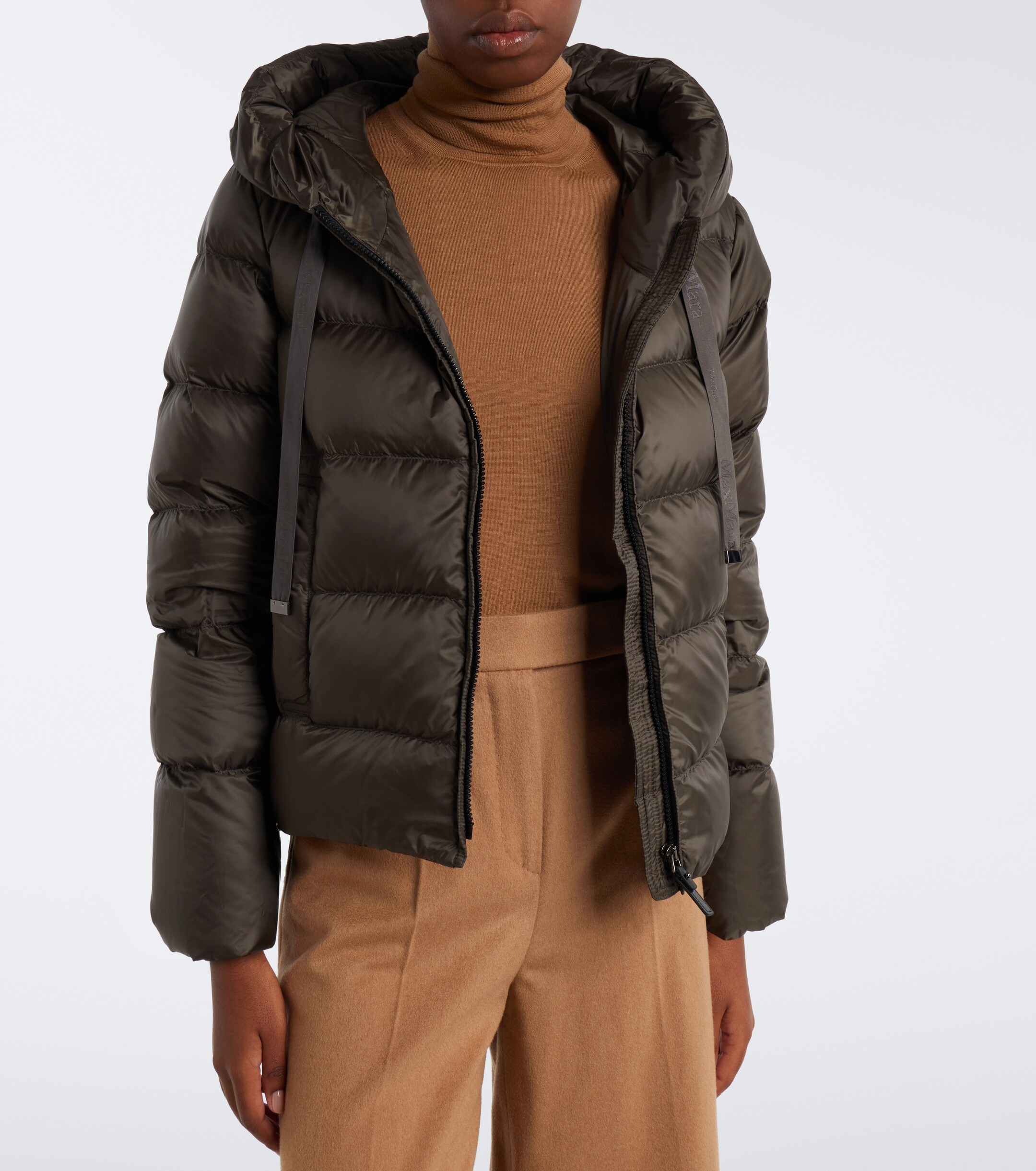 Max Mara Max Mara The Cube hooded puffer jacket