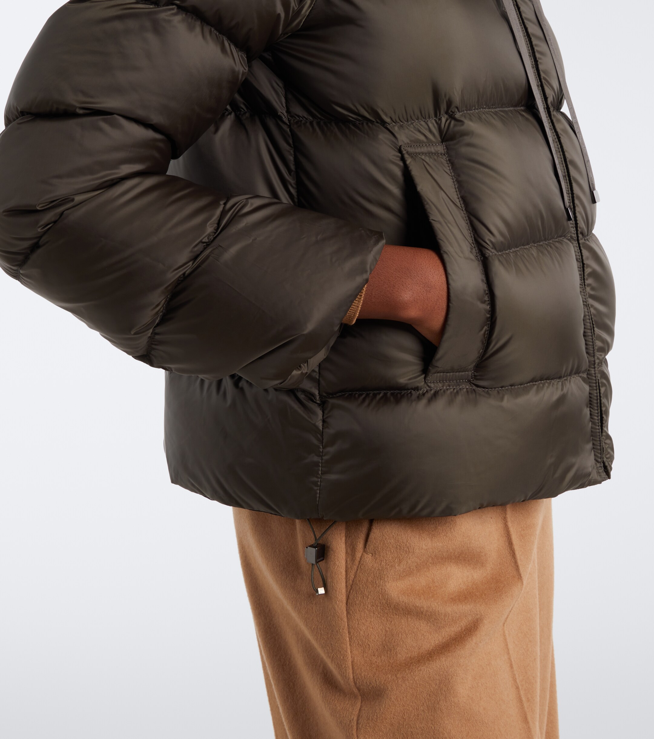 Max Mara Max Mara The Cube hooded puffer jacket