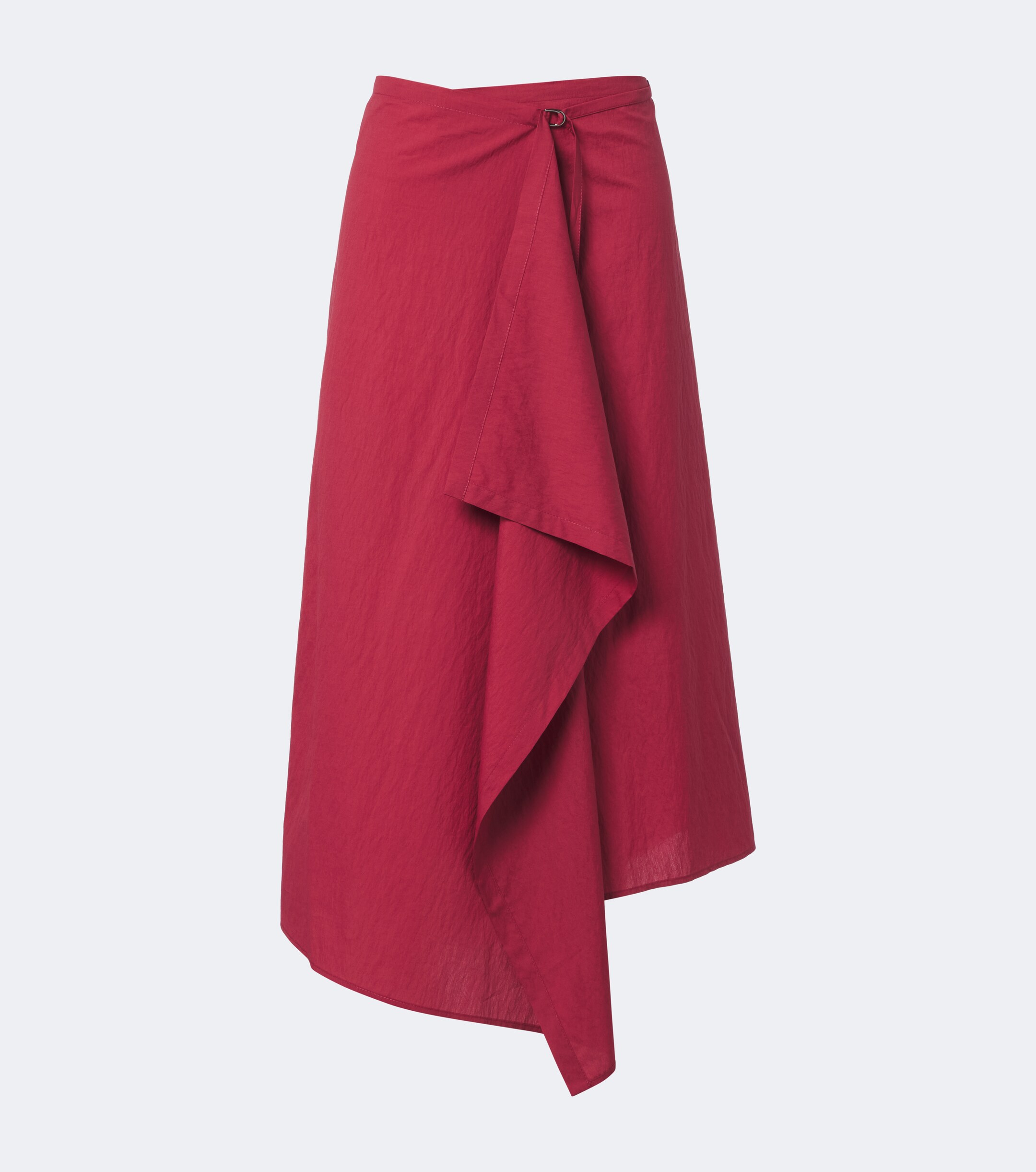 Brunello Cucinelli Brunello Cucinelli Draped cotton-blend wrap skirt