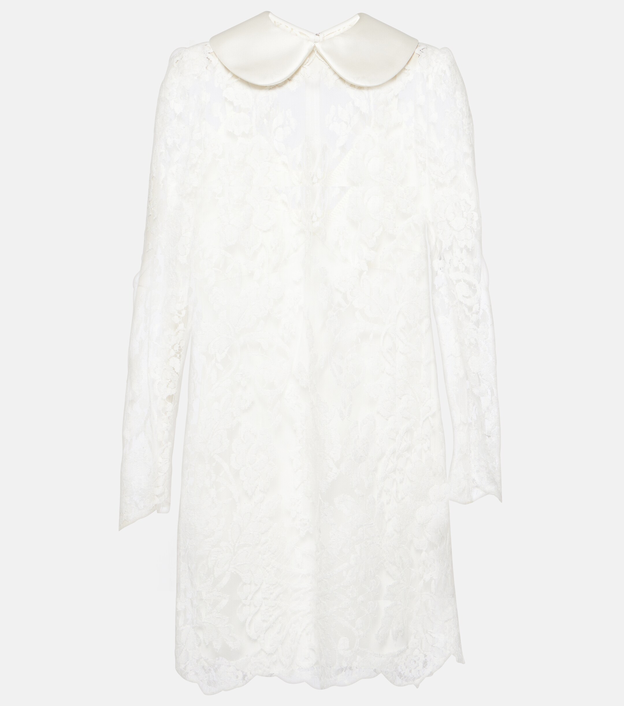 Dolce&Gabbana Lace and satin minidress