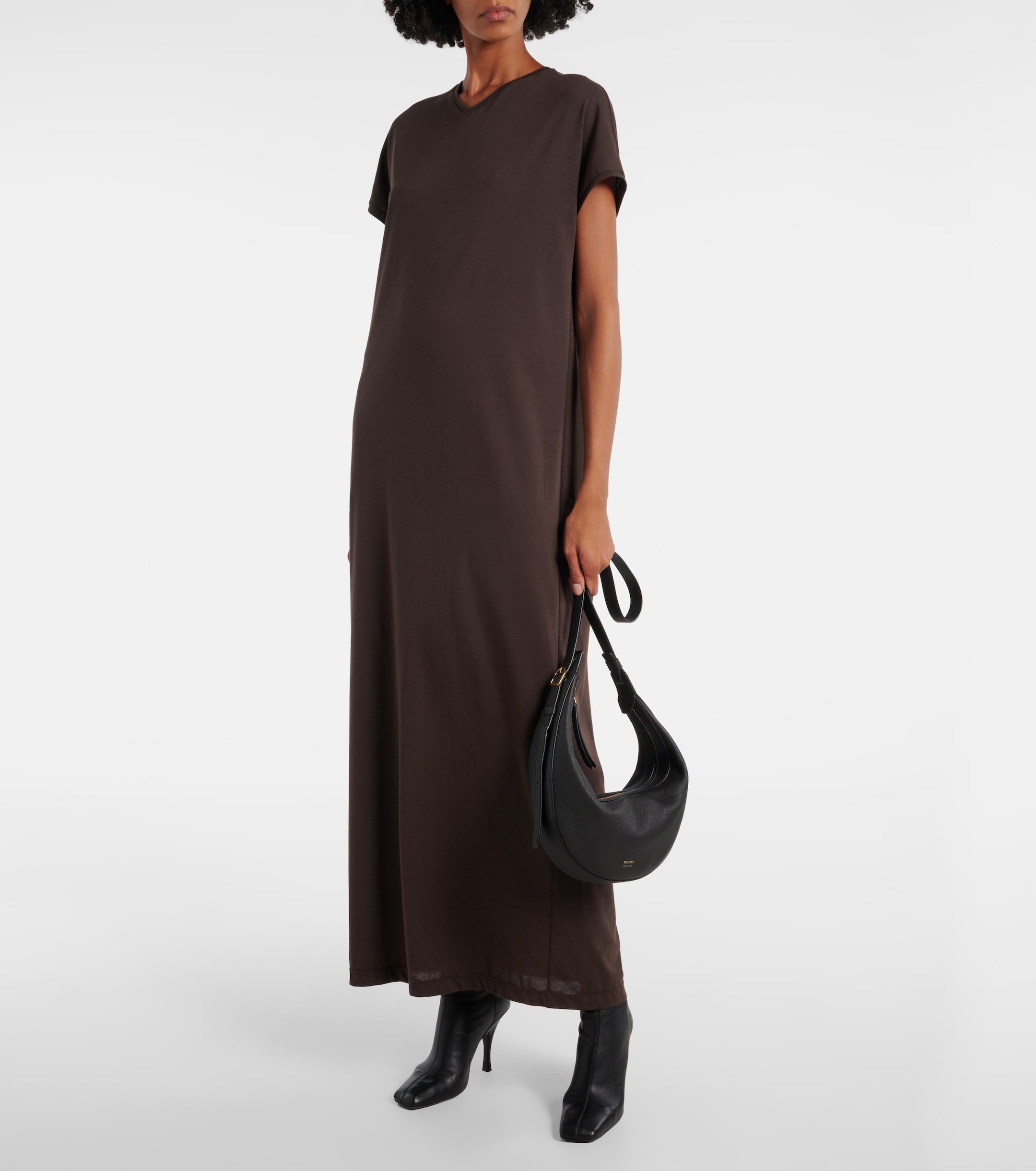 KHAITE Augustina Small leather crossbody bag