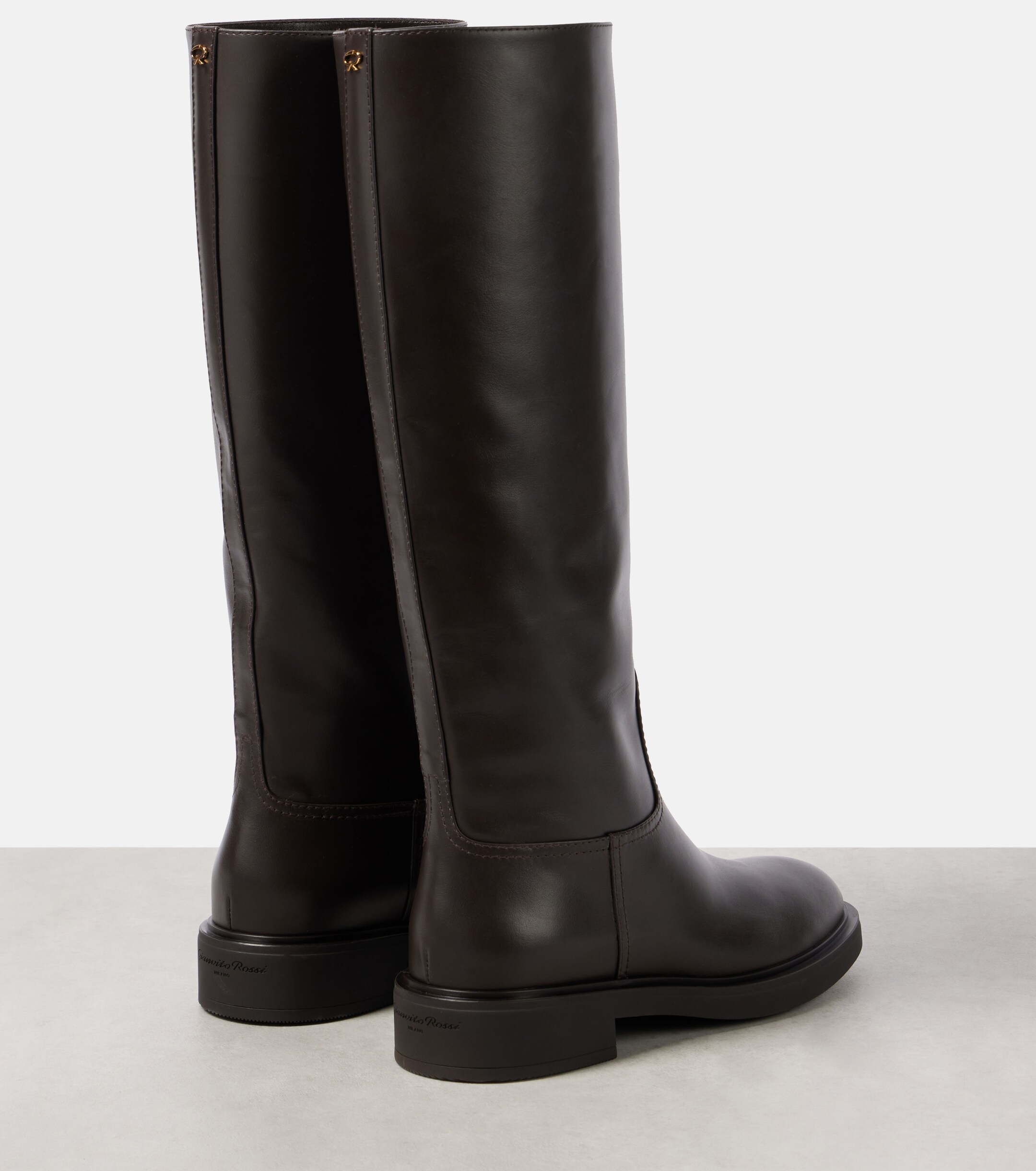 GIANVITO ROSSI Ascott leather knee-high boots