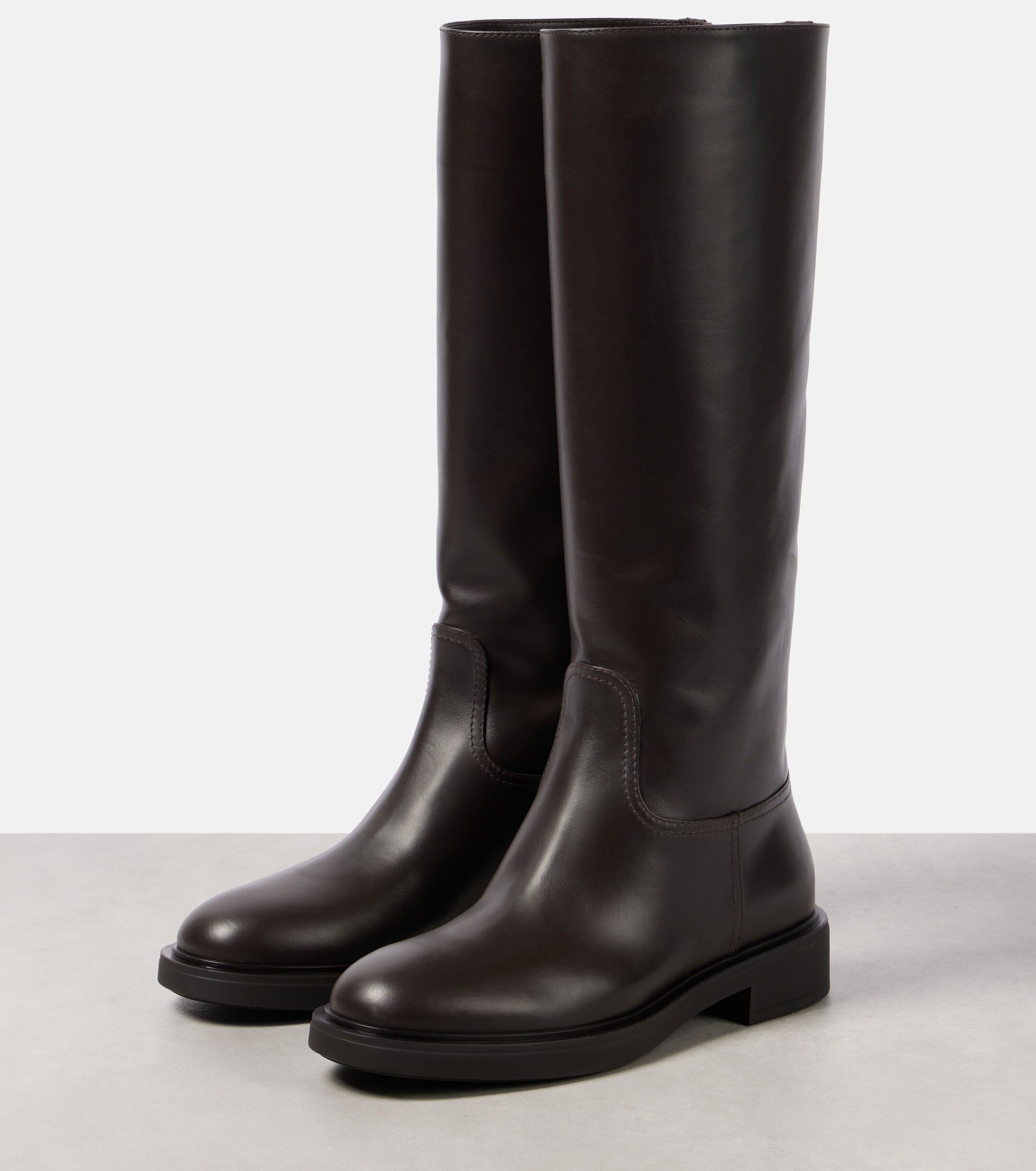 GIANVITO ROSSI Ascott leather knee-high boots