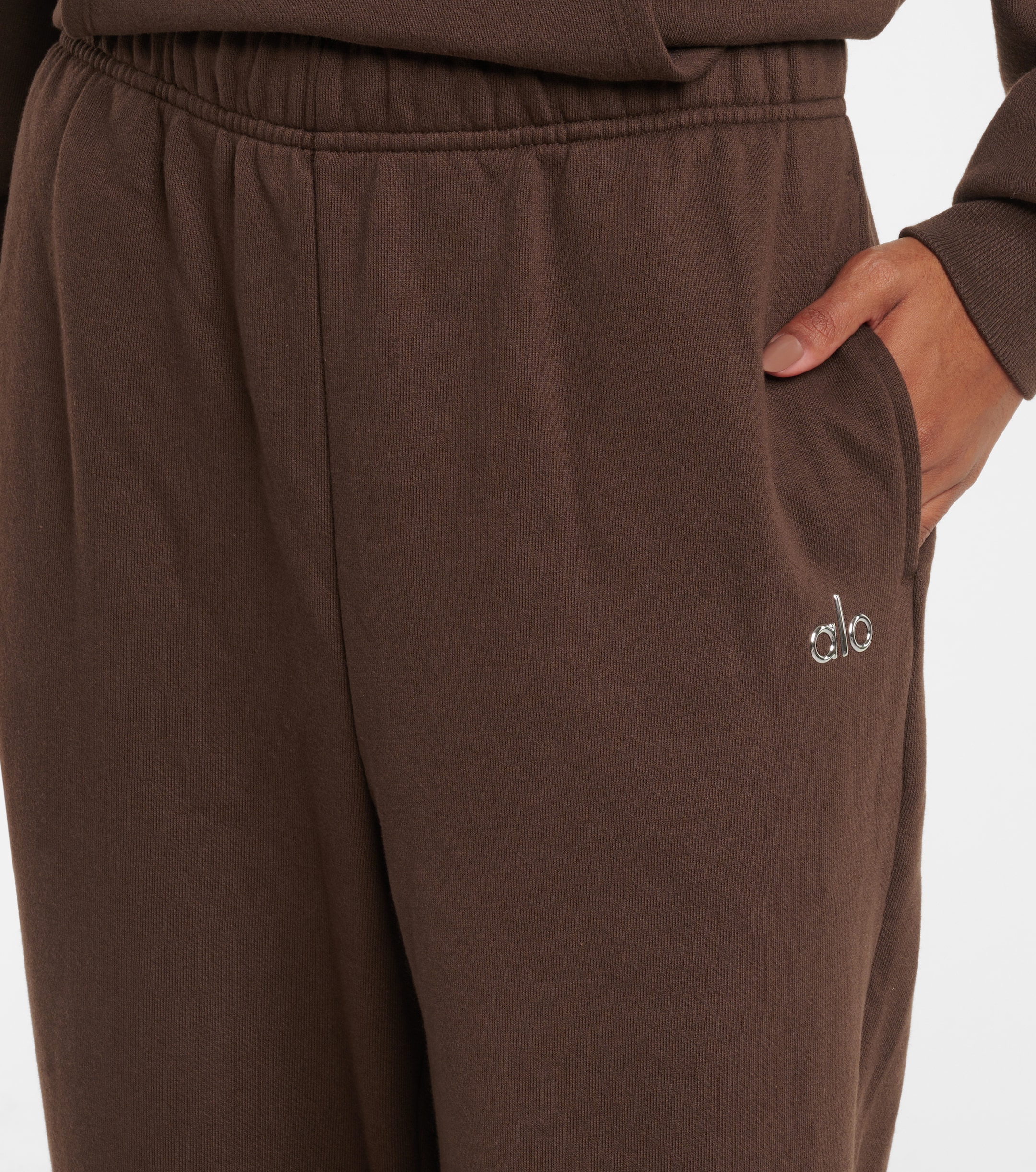 Alo Yoga Accolade cotton-blend jersey sweatpants