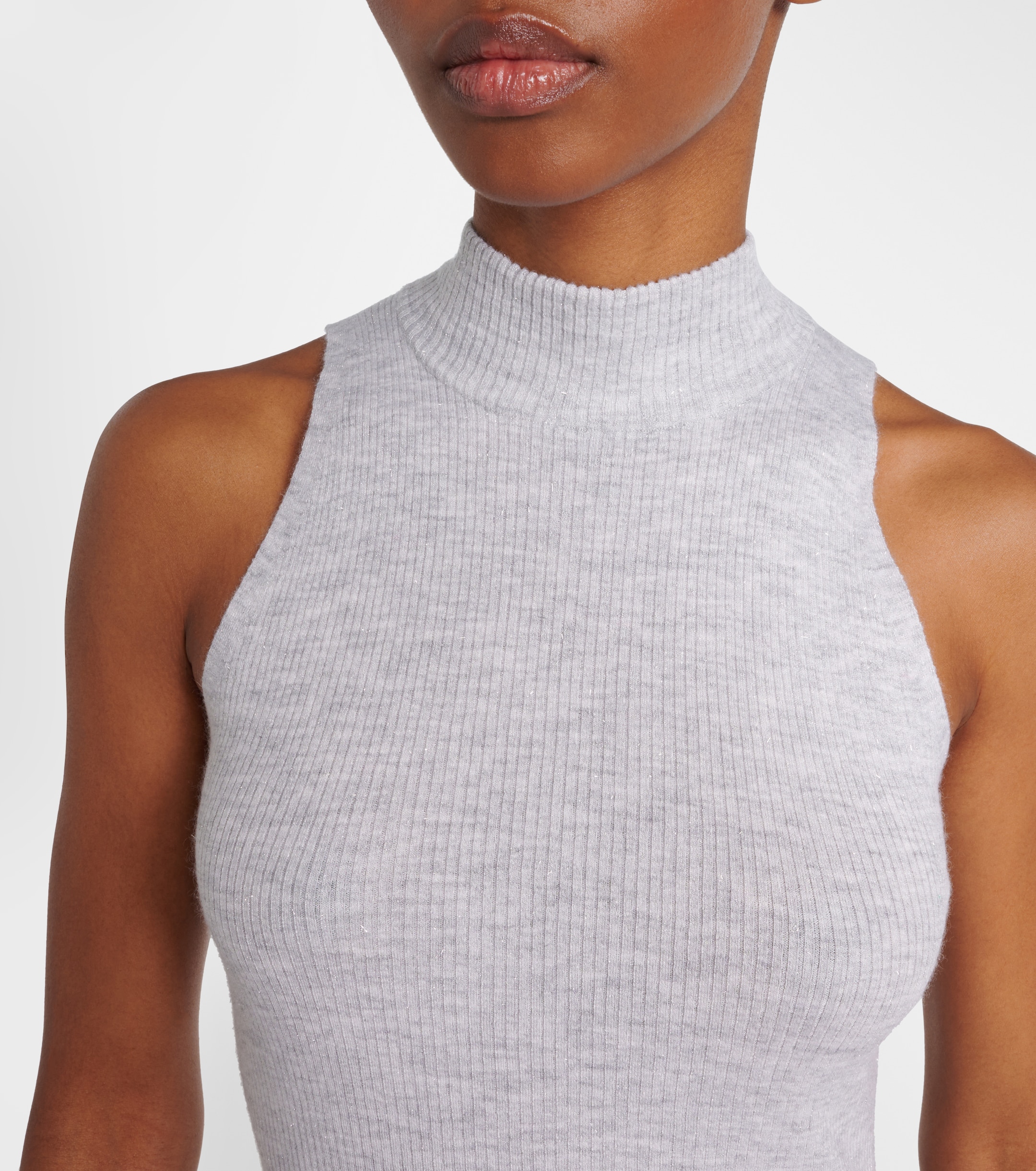 Brunello Cucinelli Ribbed-knit turtleneck top