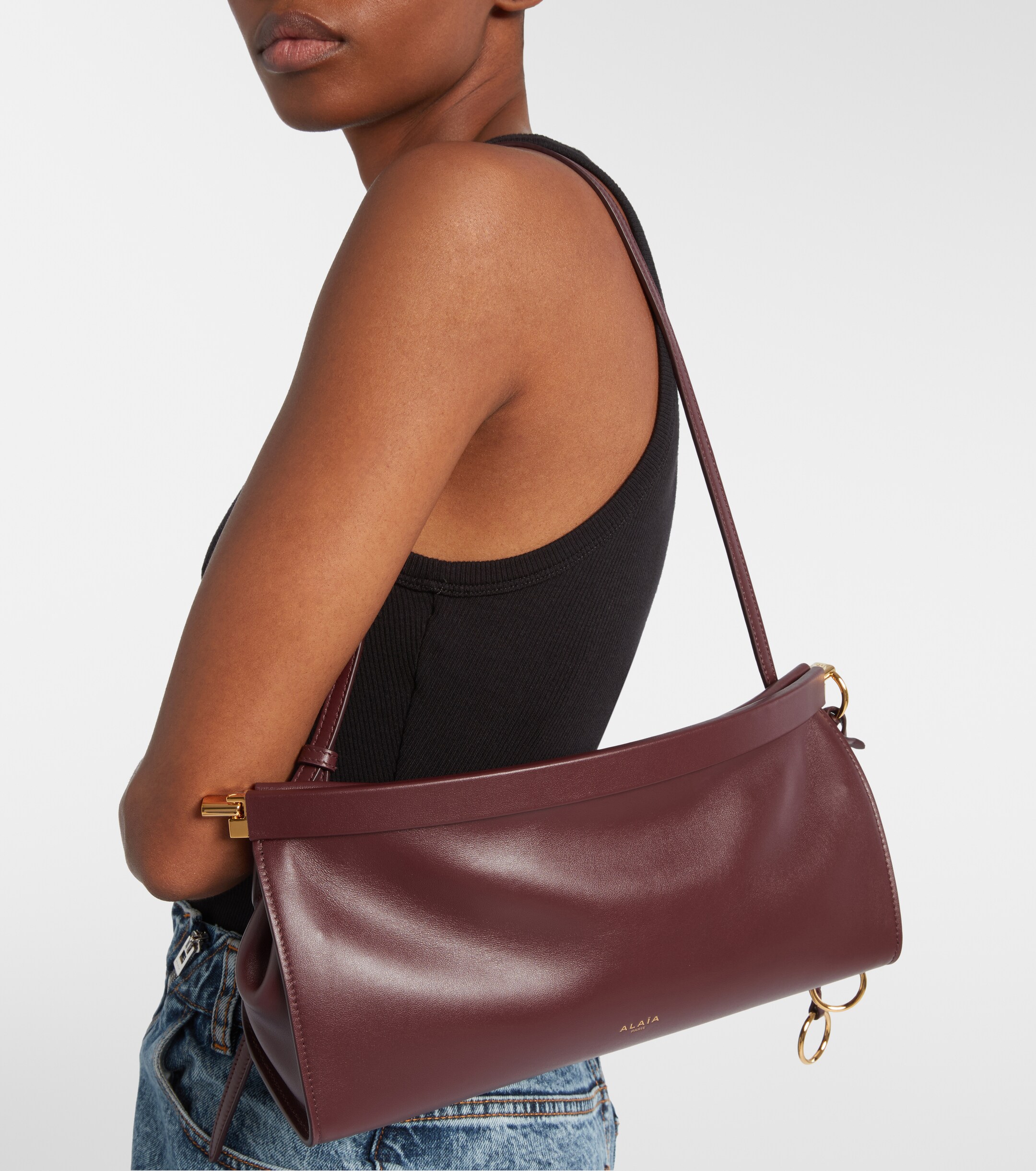 Alaïa Le Click Medium leather shoulder bag