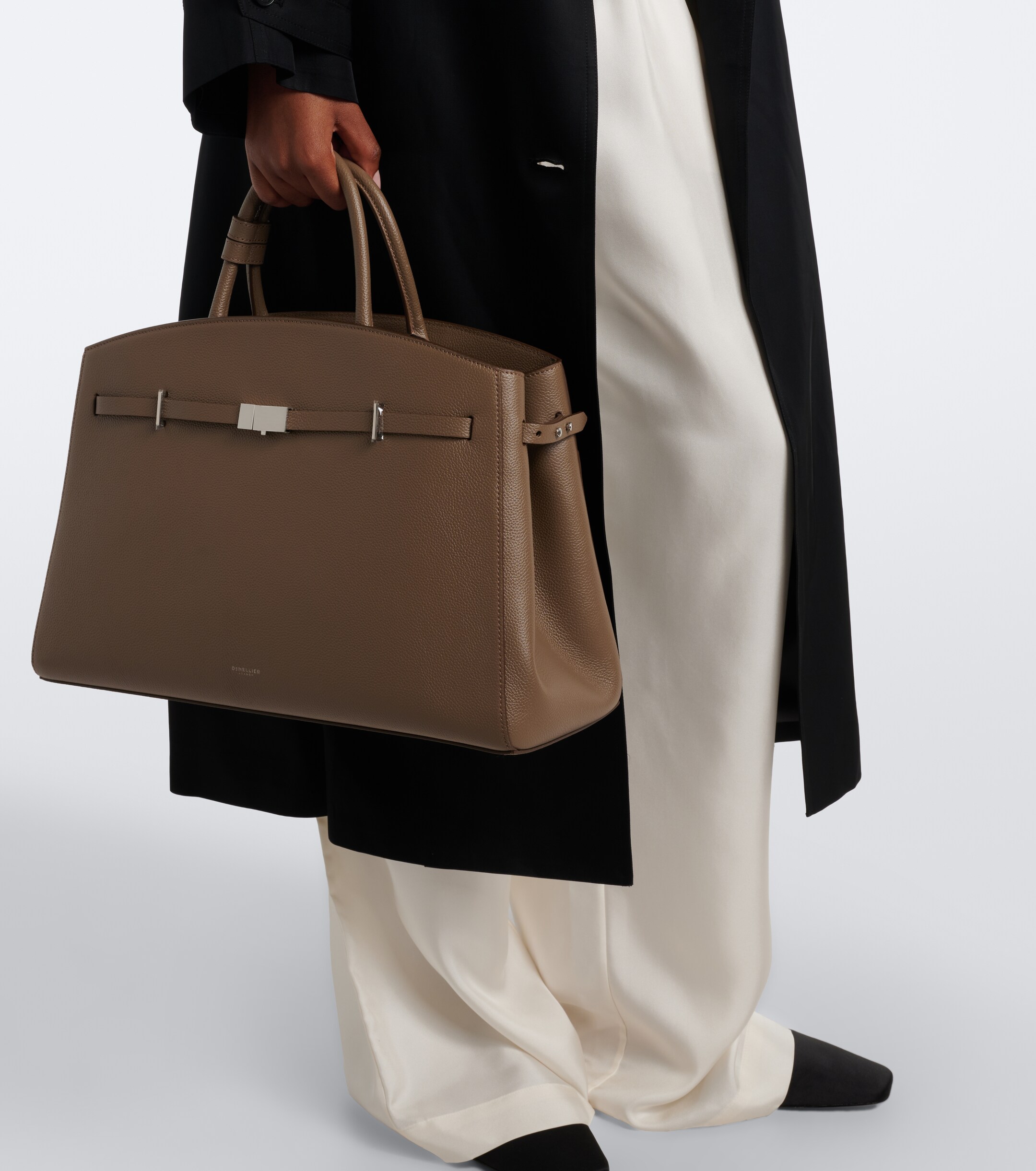 DeMellier Hudson leather top-handle bag thumbnail