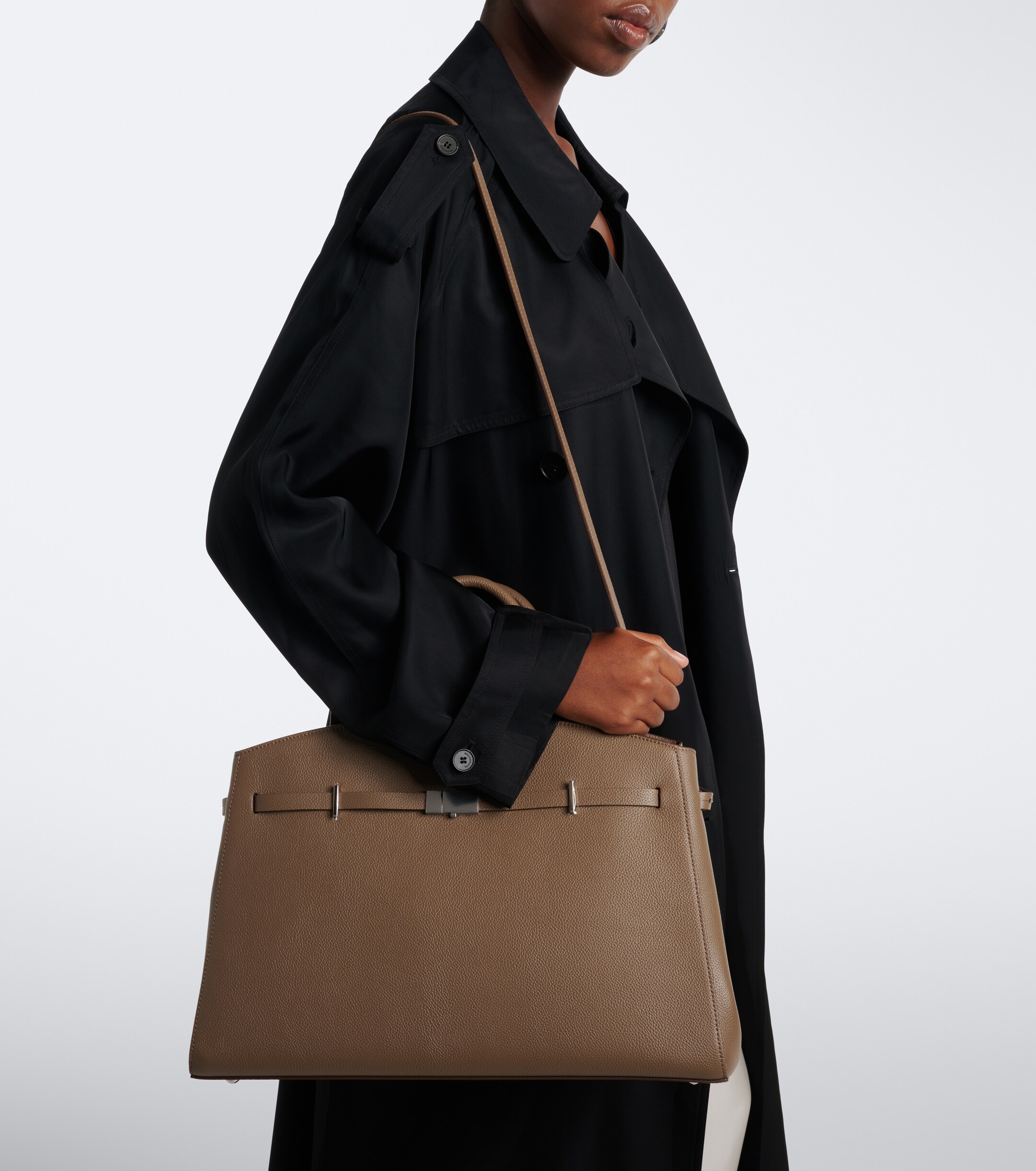 DeMellier Hudson leather top-handle bag thumbnail
