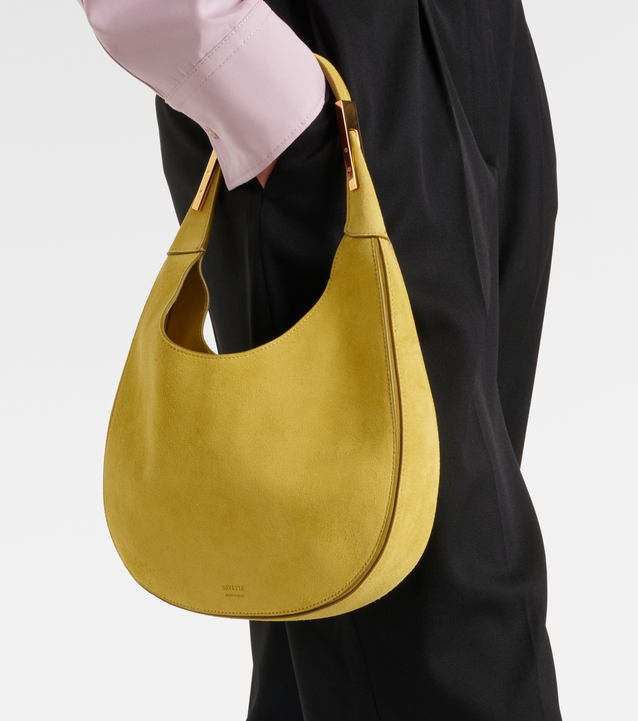Savette Florence Small suede shoulder bag thumbnail
