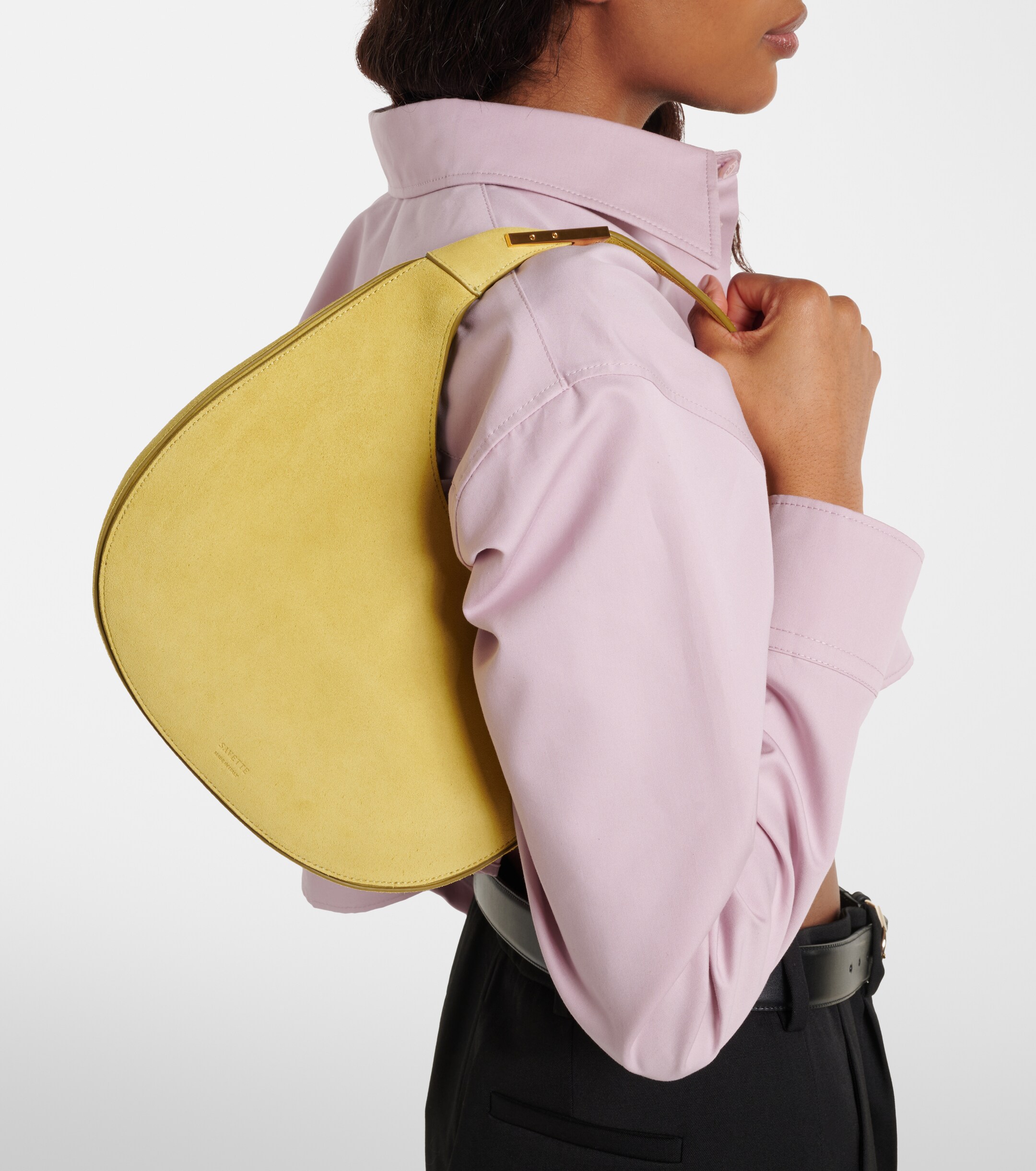 Savette Florence Small suede shoulder bag thumbnail