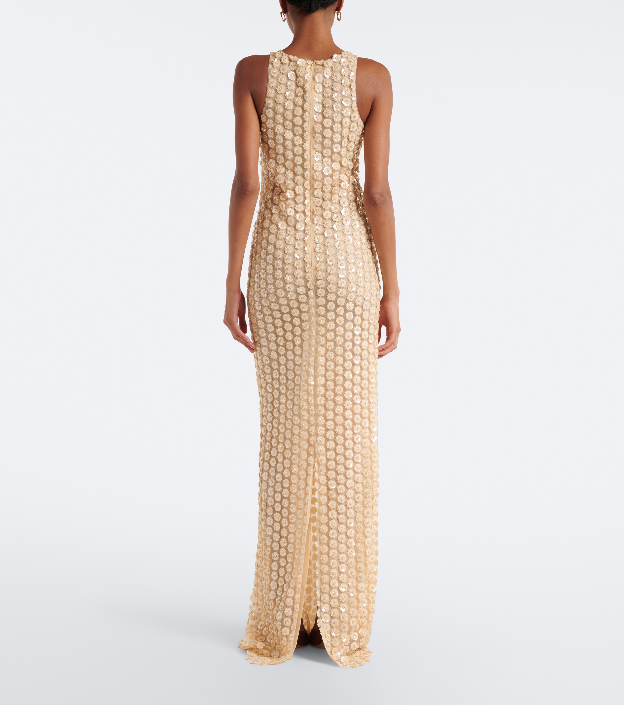 The New Arrivals Ilkyaz Ozel The New Arrivals Ilkyaz Ozel Embellished mesh gown
