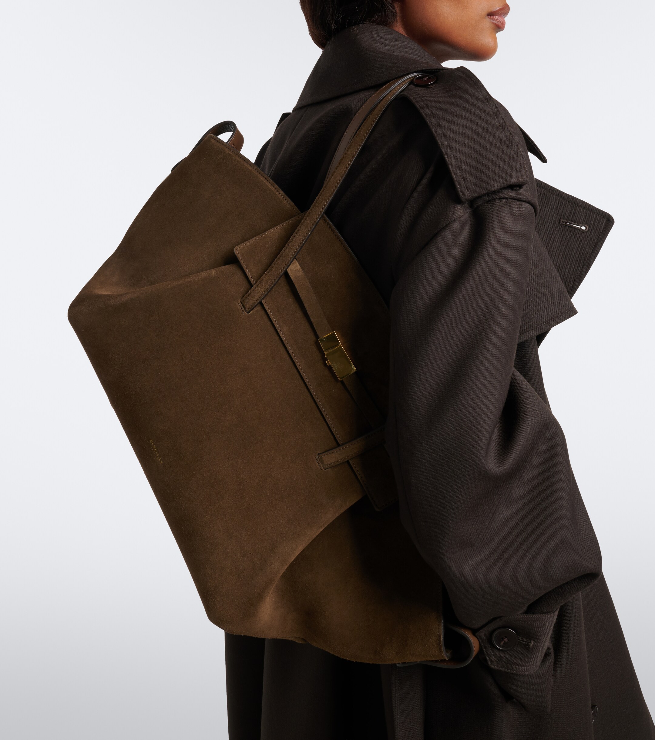 DeMellier DeMellier Brooklyn Large suede shoulder bag