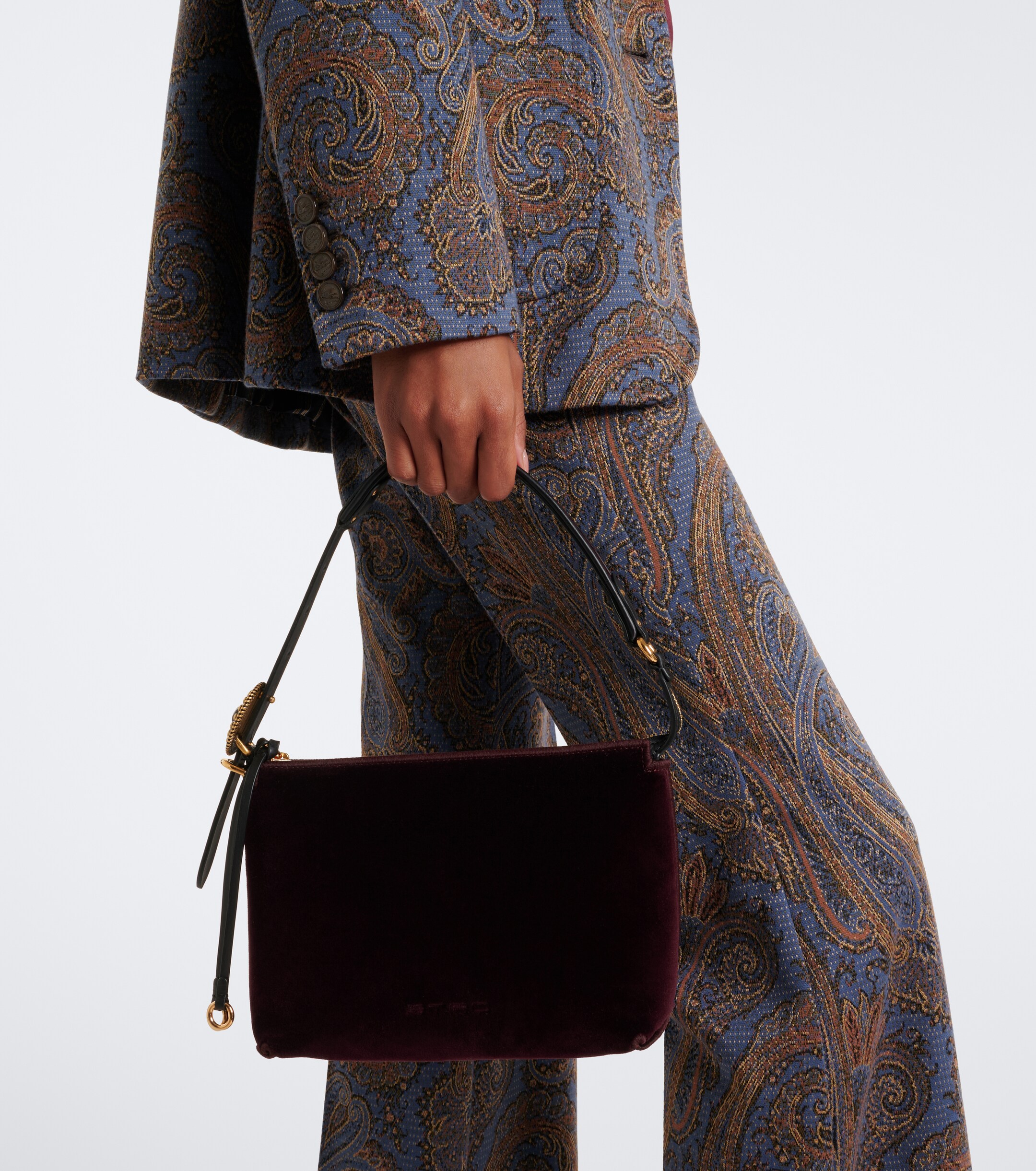 Etro Etro Small velvet shoulder bag