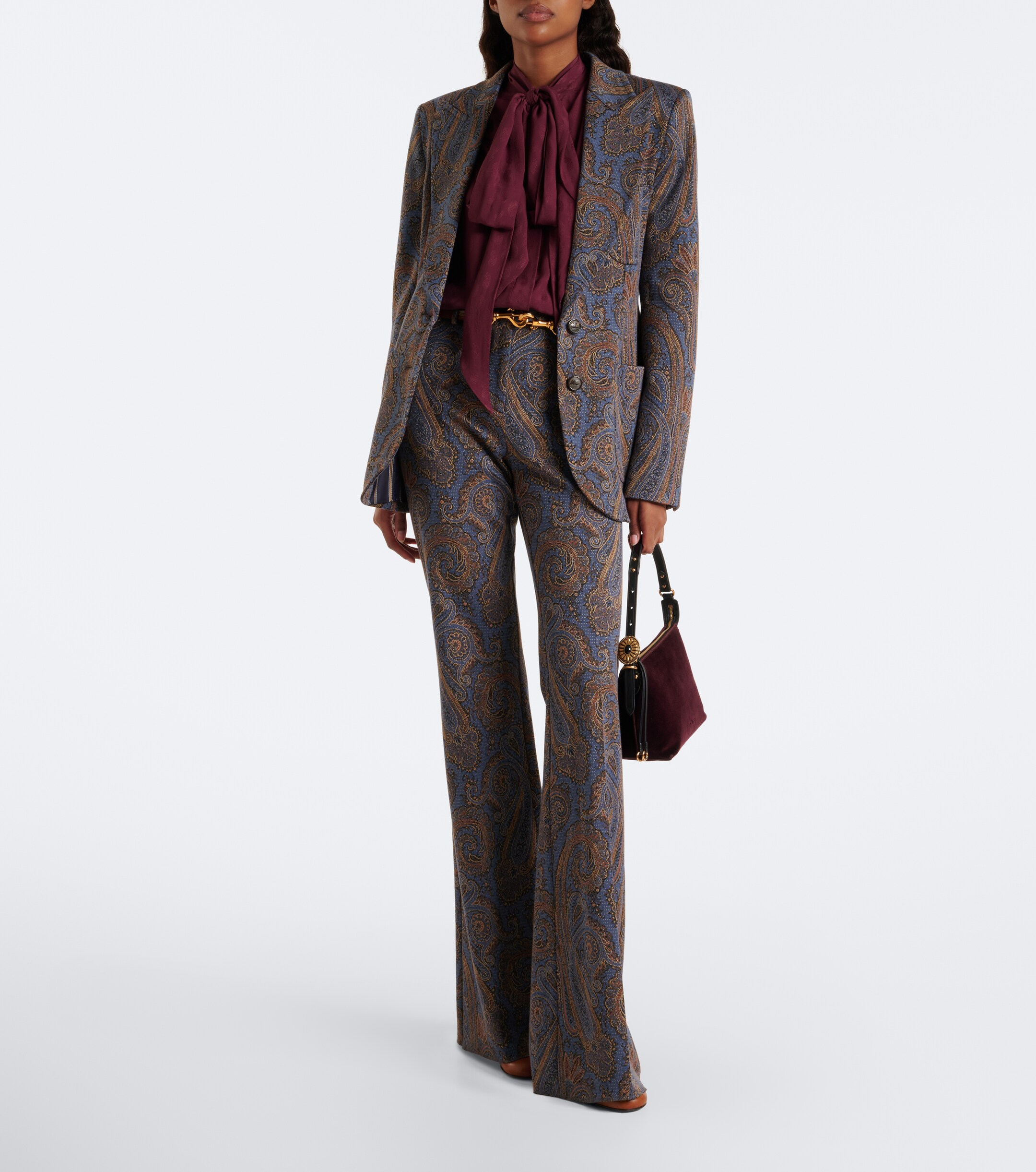 Etro Etro Small velvet shoulder bag