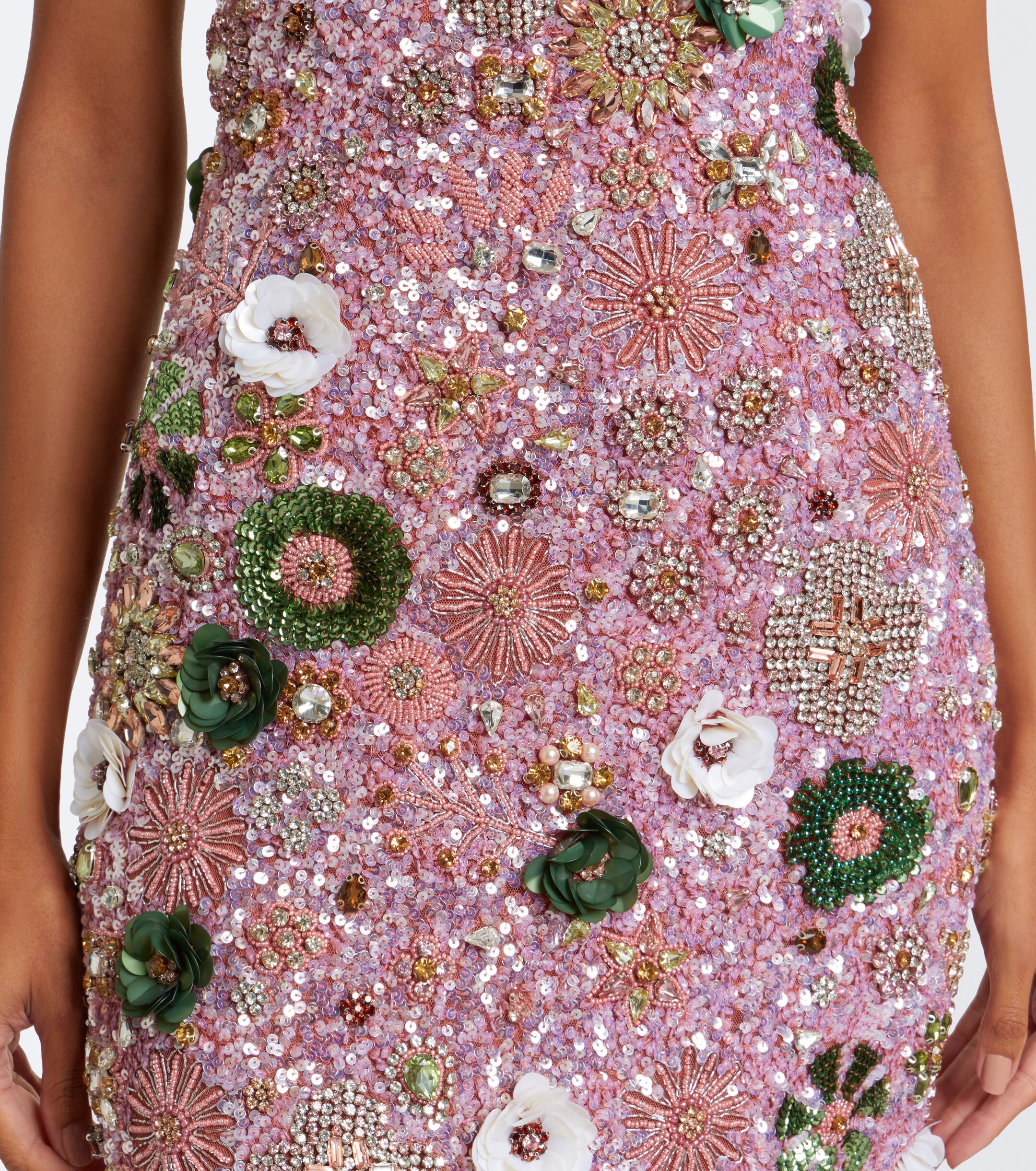 Rachel Gilbert Rachel Gilbert Francesca floral-appliqué corset dress