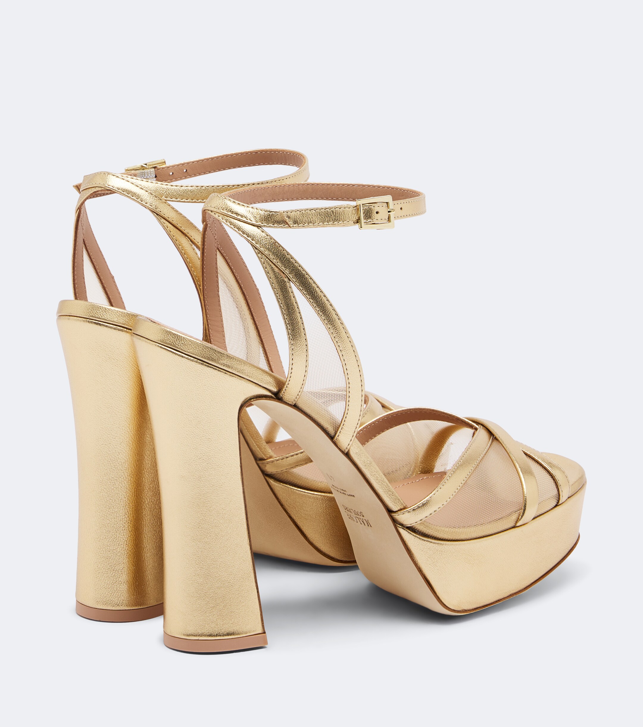 Malone Souliers Malone Souliers Sylvie leather and mesh platform sandals