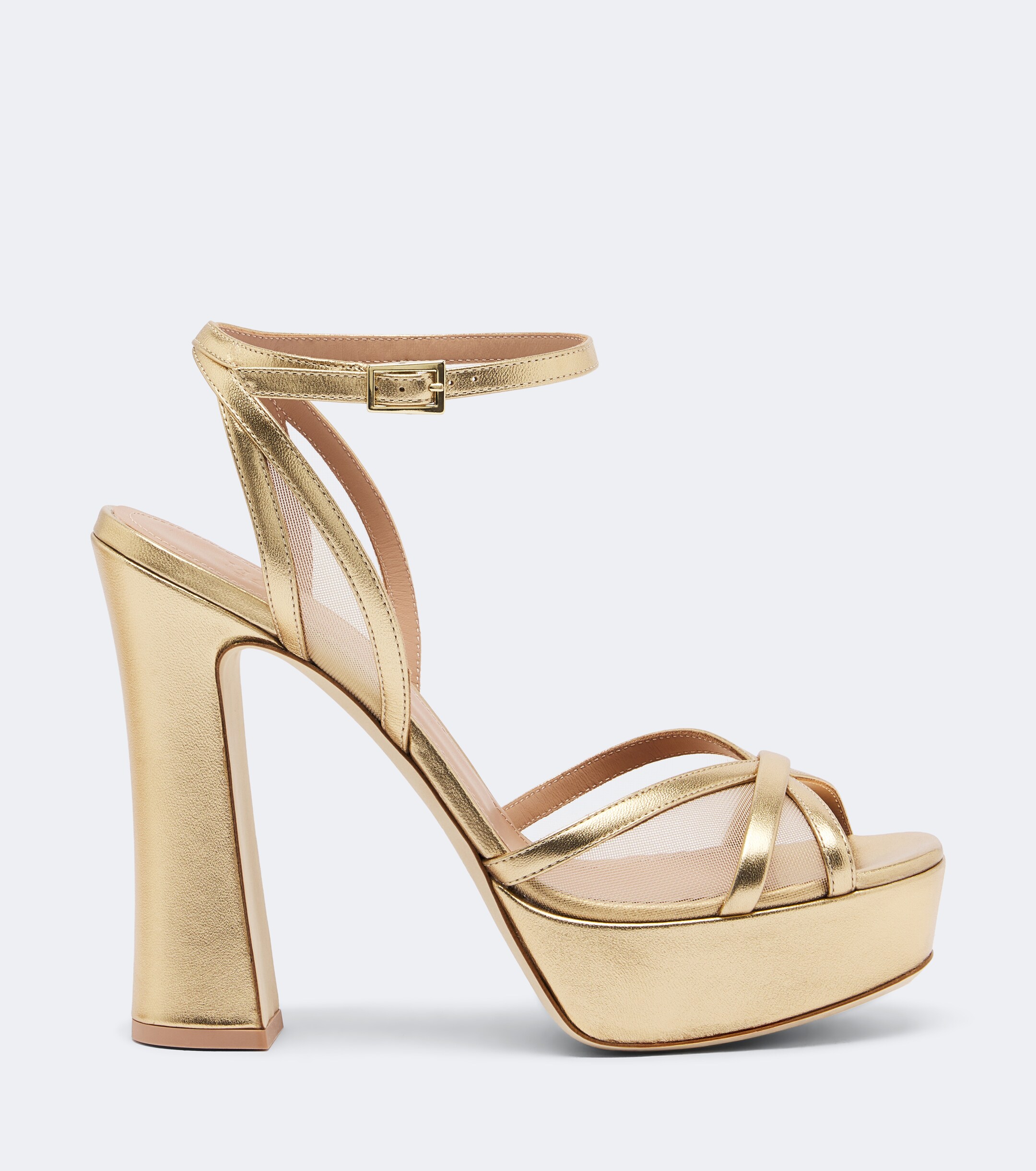 Malone Souliers Malone Souliers Sylvie leather and mesh platform sandals