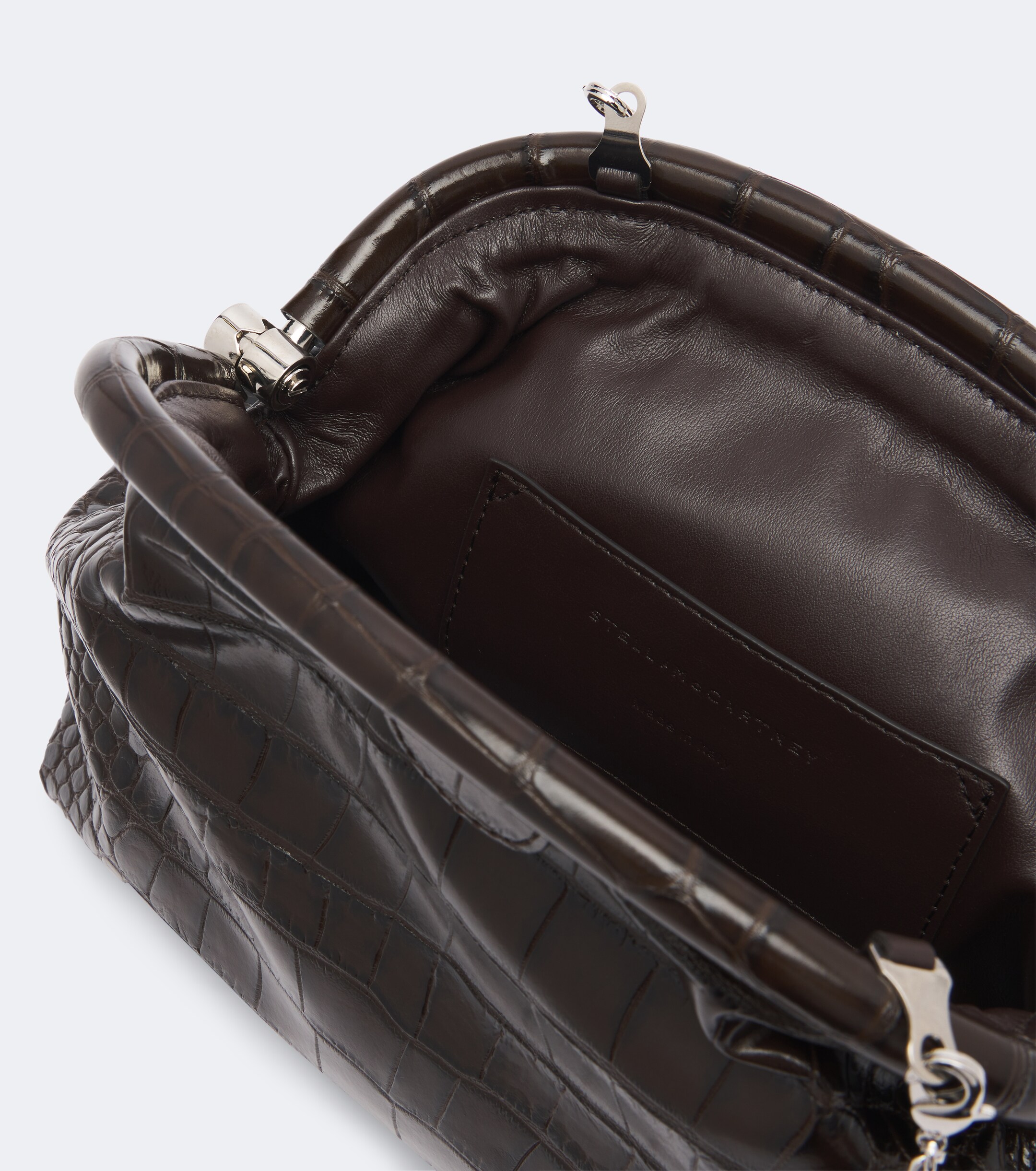 Stella McCartney Falabella Small croc-effect clutch