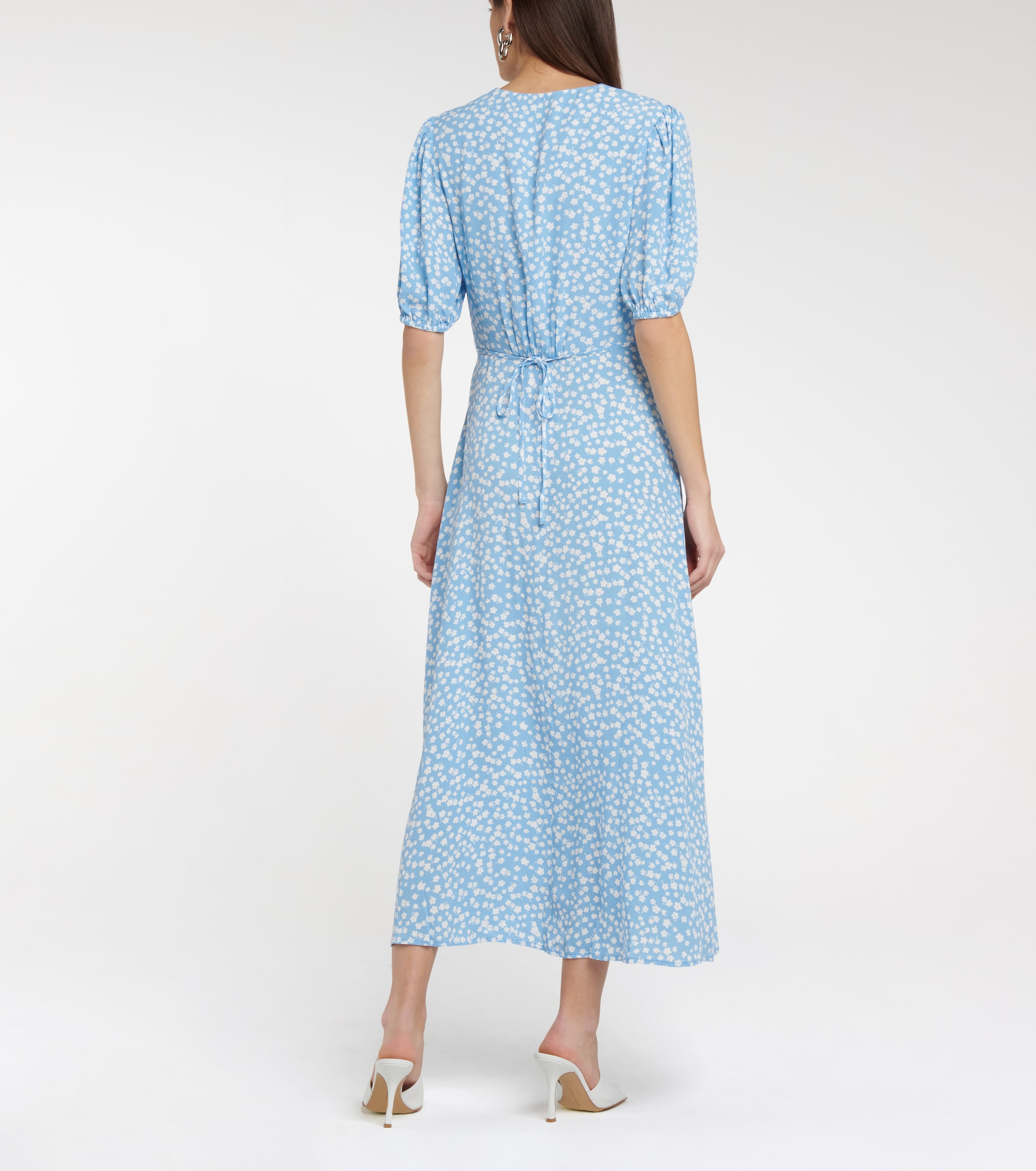 RIXO Staci floral midi dress