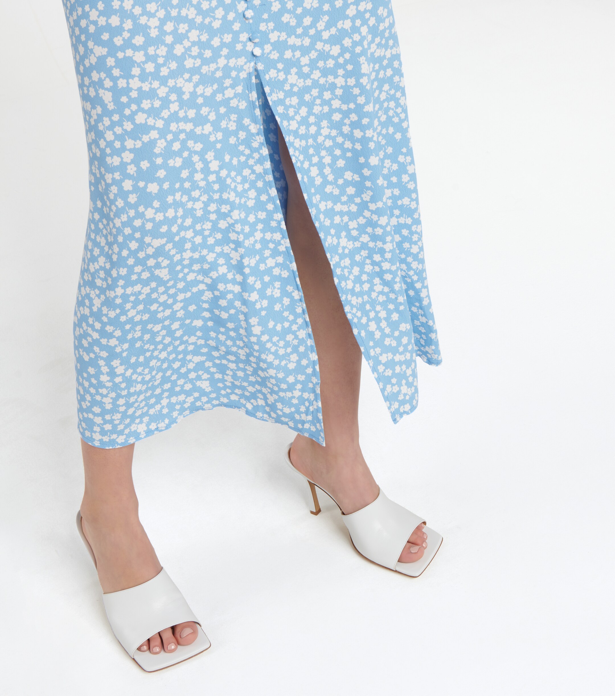 RIXO Staci floral midi dress