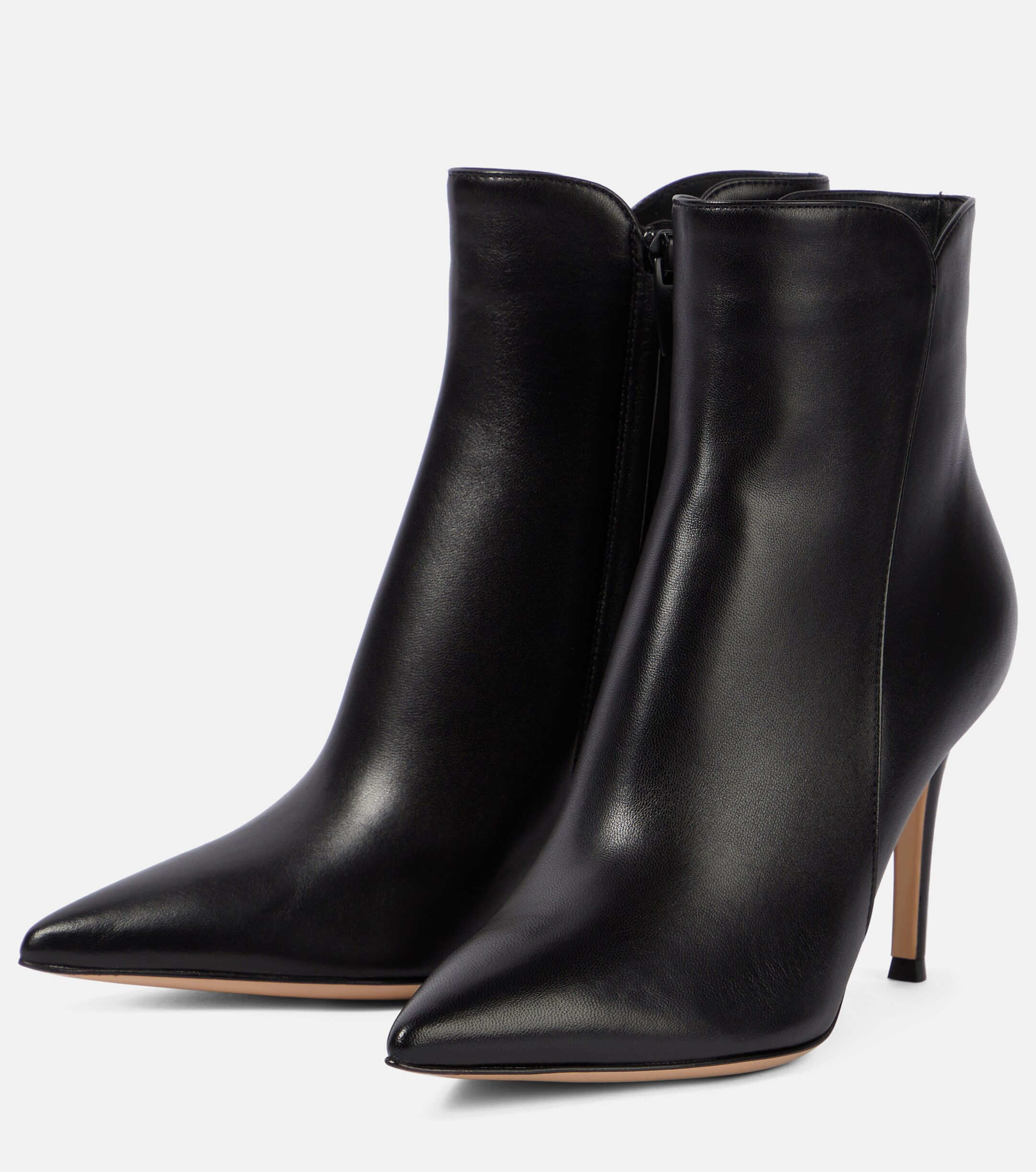 GIANVITO ROSSI Levy 85 leather ankle boots
