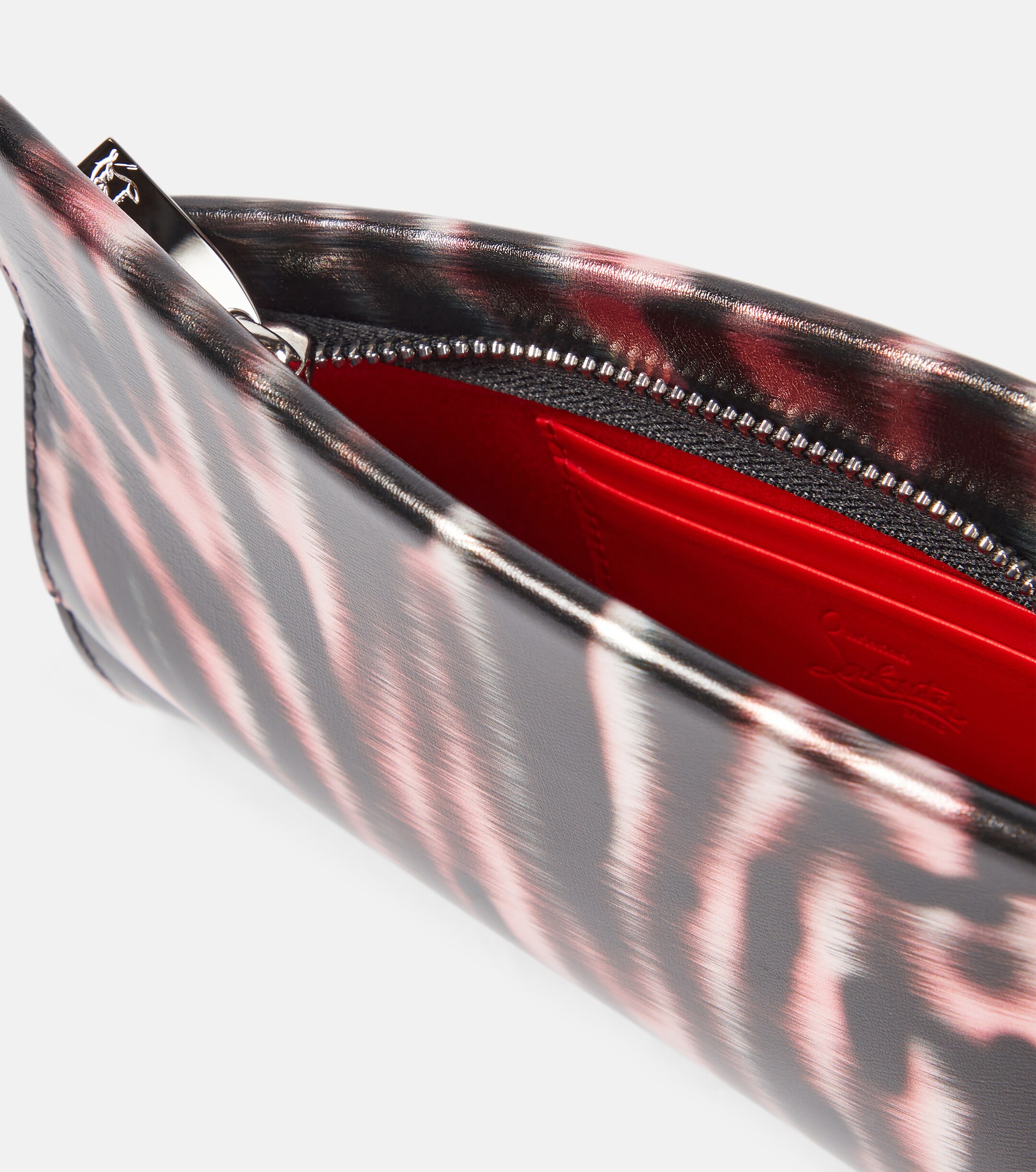 CHRISTIAN LOUBOUTIN Loubitwist Small leather clutch