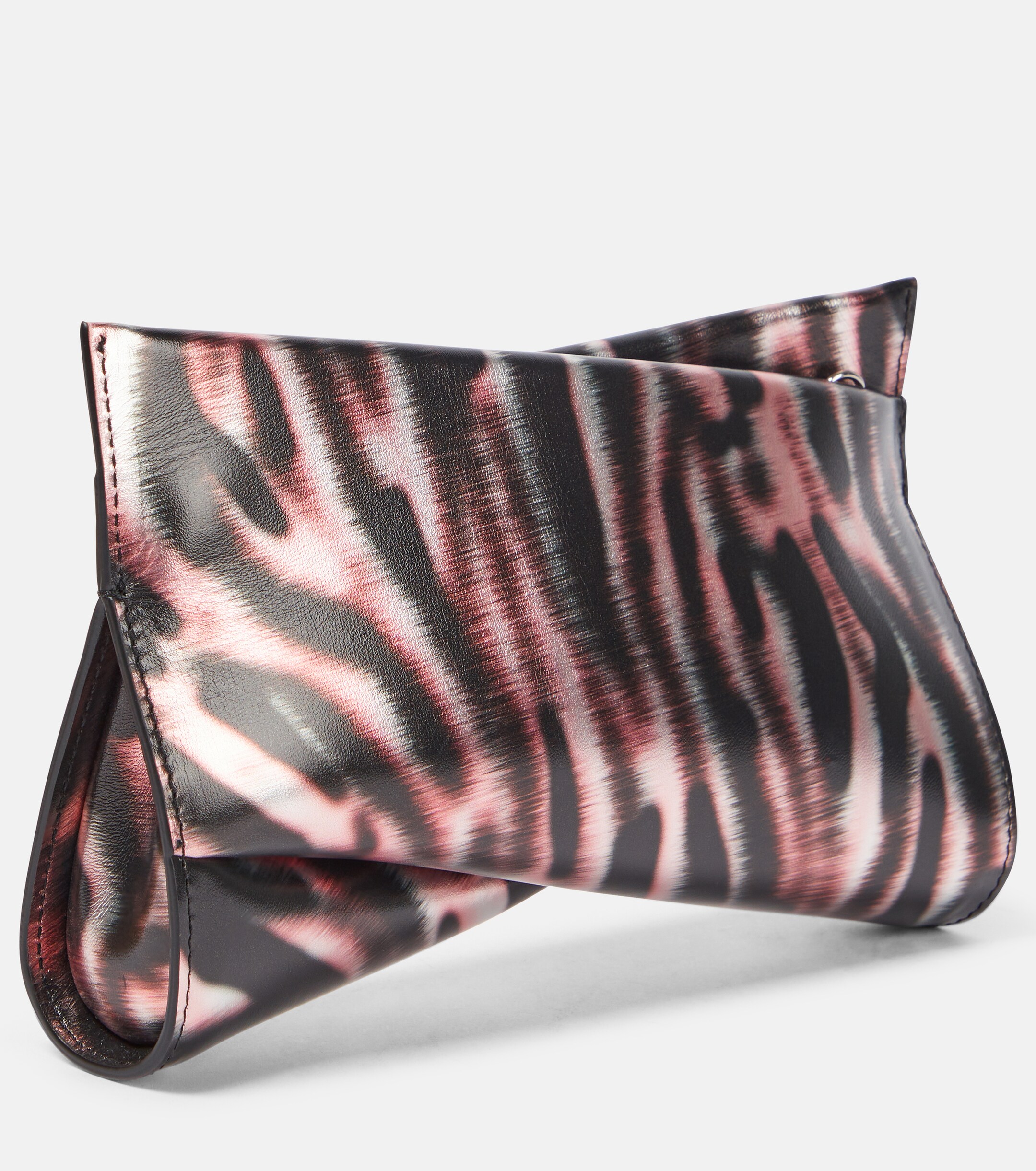 CHRISTIAN LOUBOUTIN Loubitwist Small leather clutch
