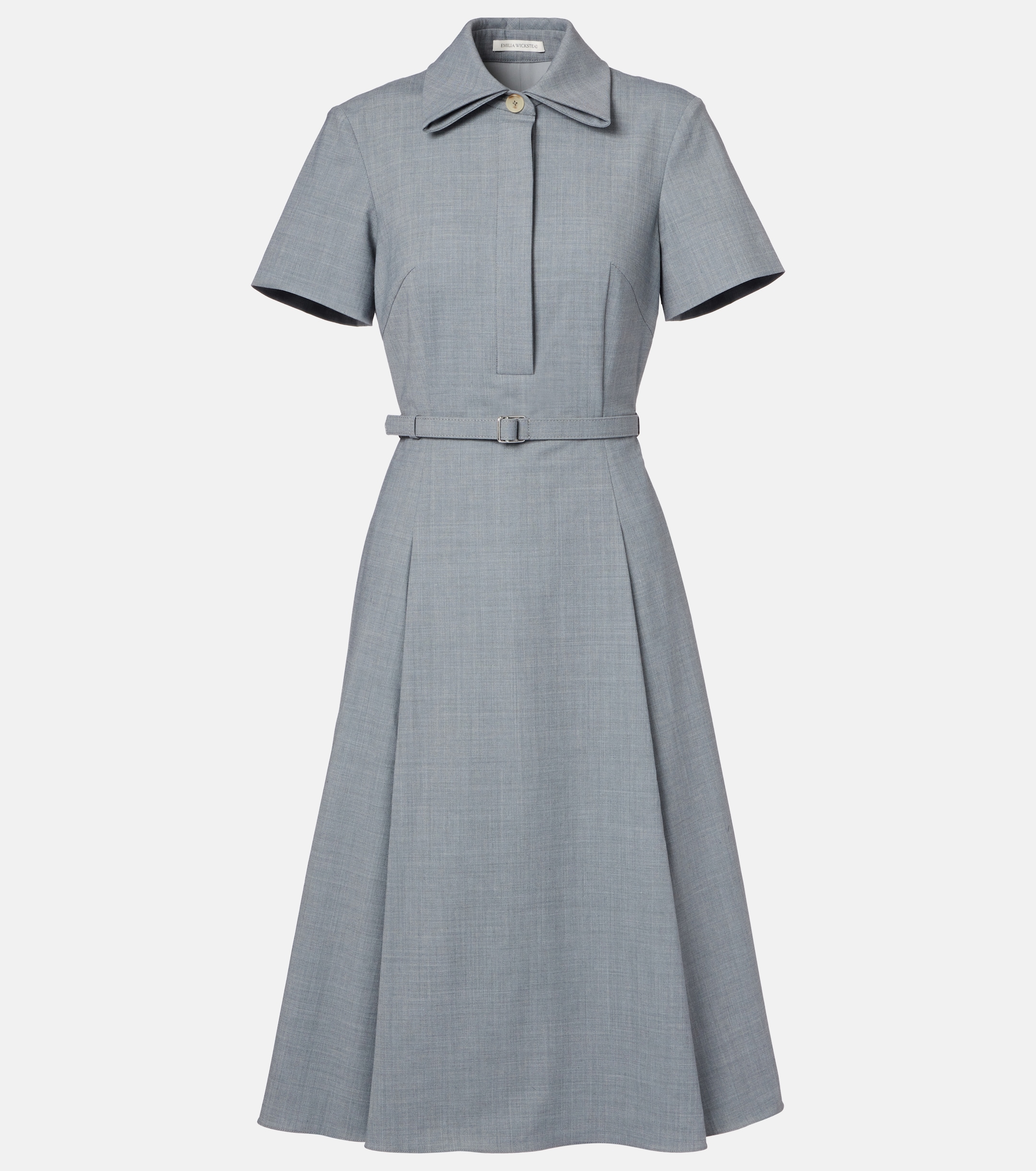 Emilia Wickstead Iwona belted midi dress thumbnail